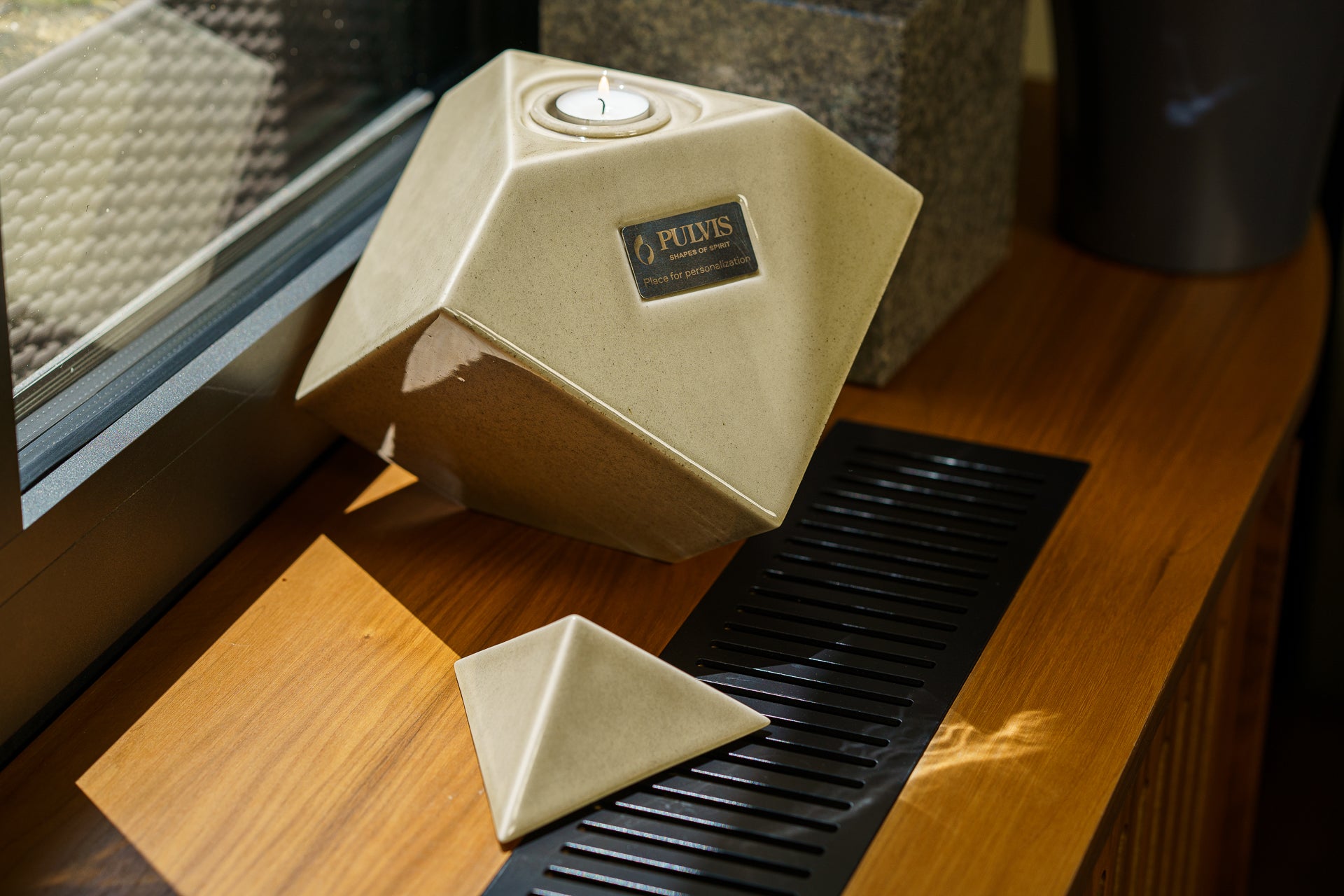 Abstract Cremation Urn