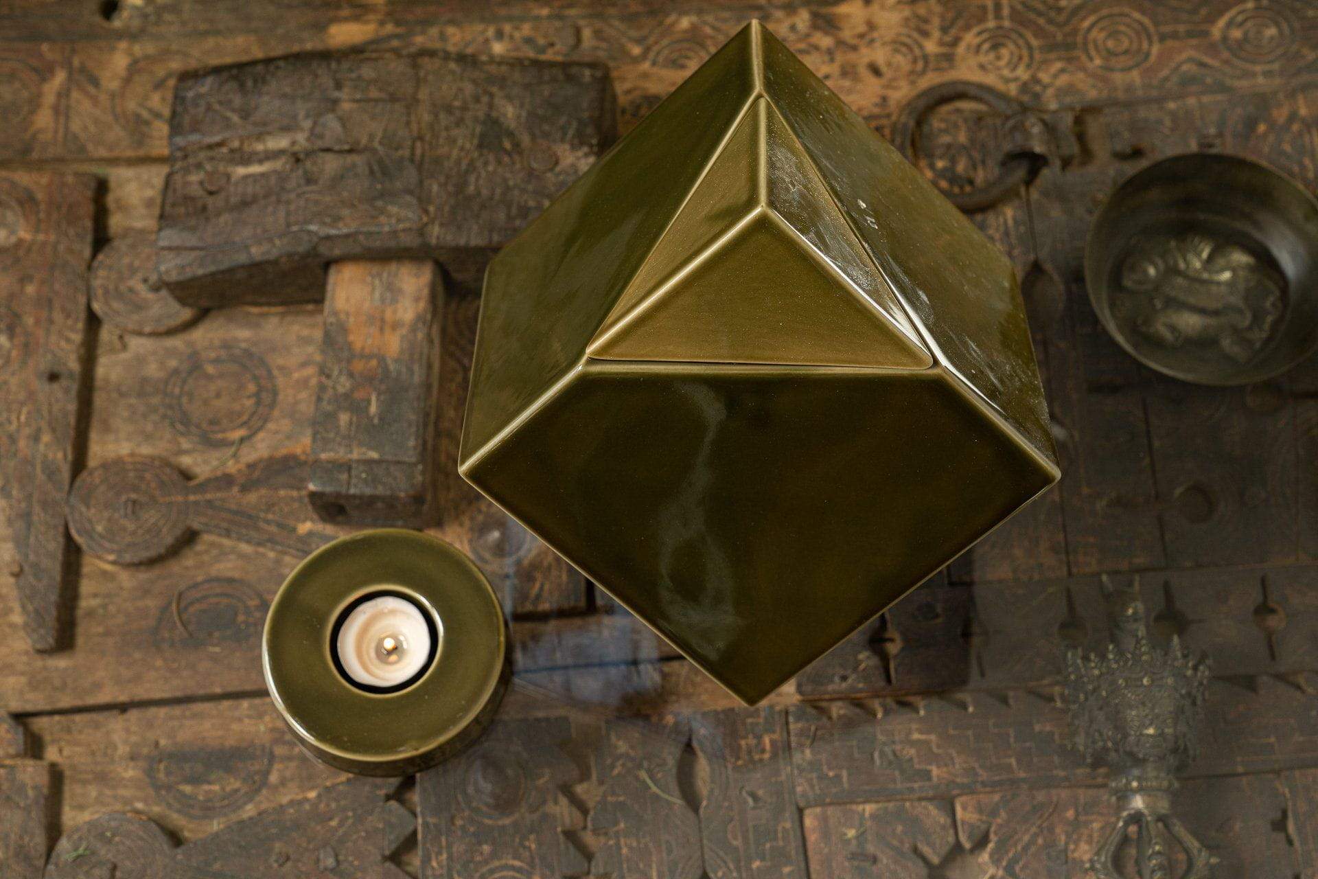 Abstract Cremation Urn for Ashes -