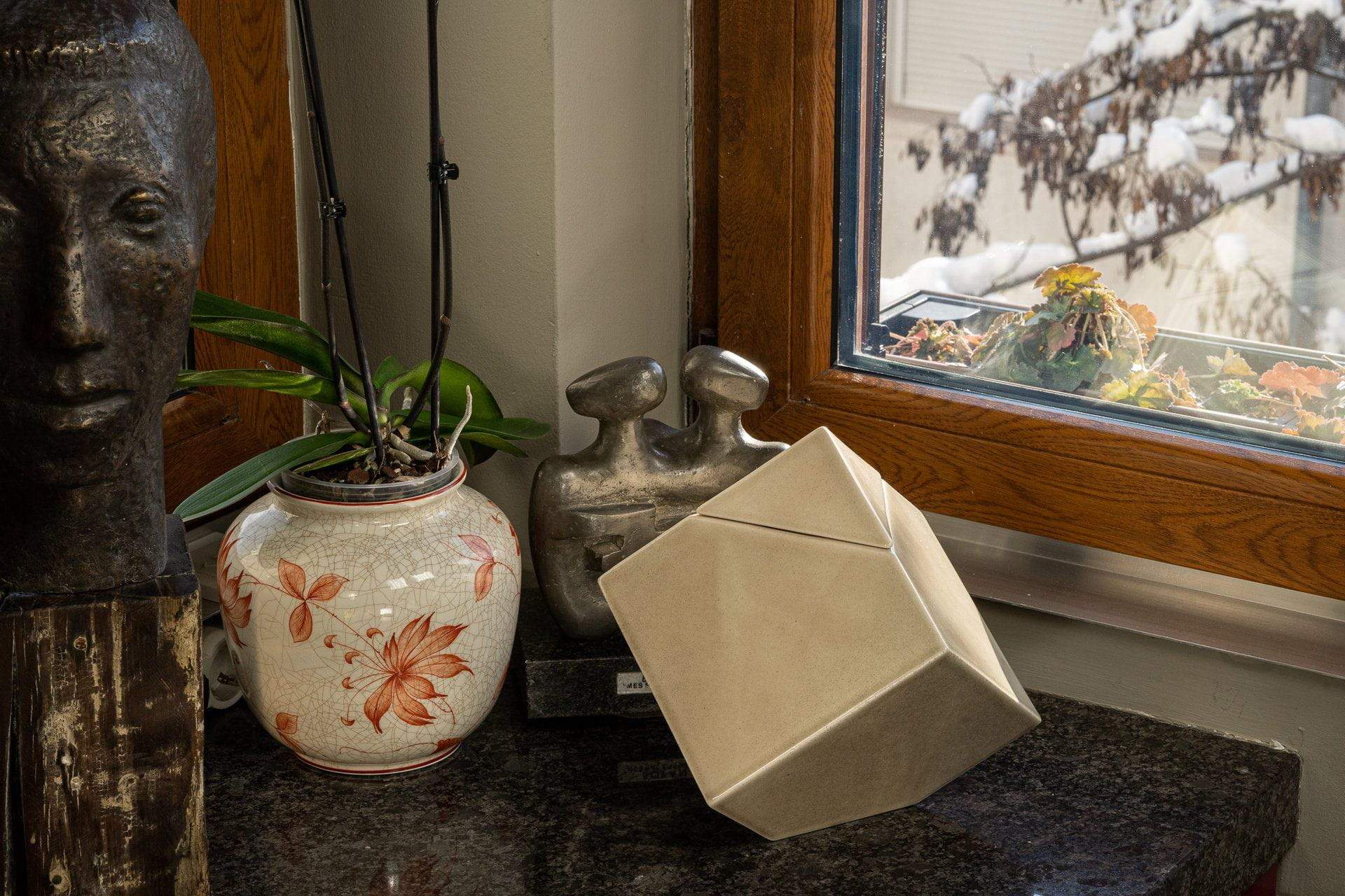Abstract Cremation Urn for Ashes -