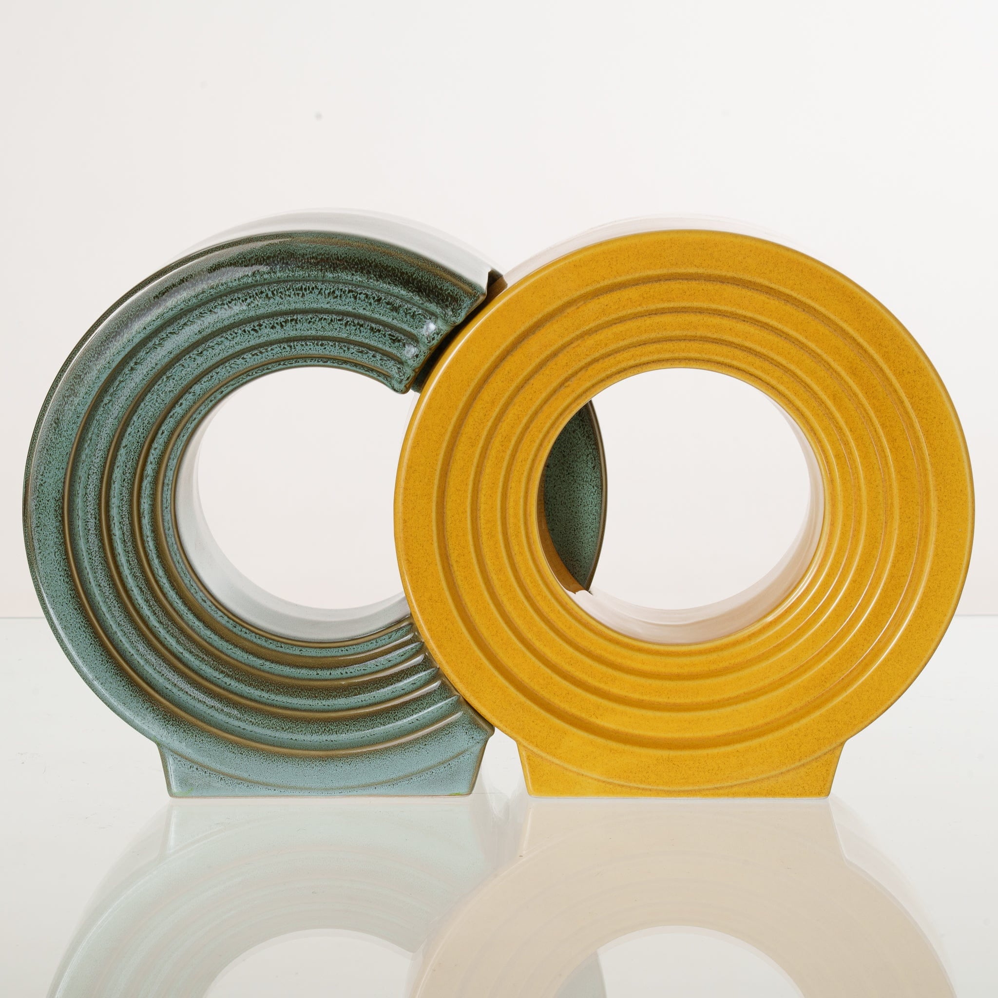 Pulvis Art Urns Adult Size Urn Companion Urn "Solace" - Memorial Urn for Two | Ceramic Double Urn