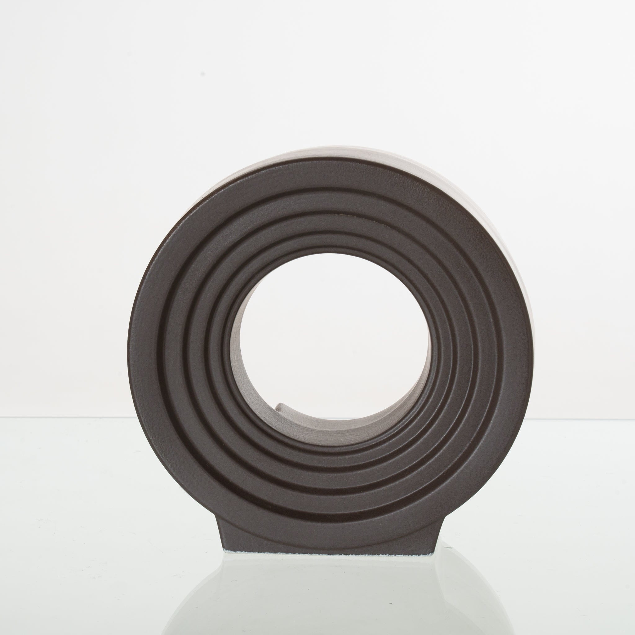 Pulvis Art Urns Adult Size Urn Cremation Urn "Solace" - Adult Memorial Urn | Gray Matte | Ceramic