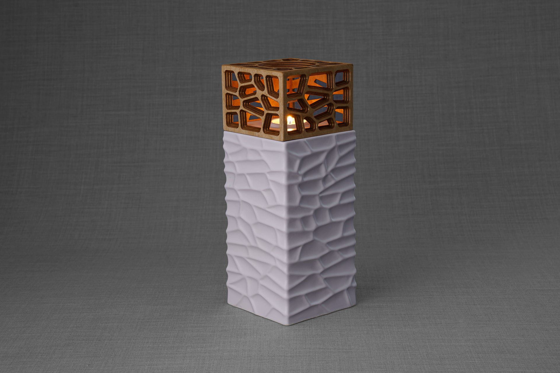 "Everlasting Flame" Cremation Urn for Ashes - Red | Ceramic Urn