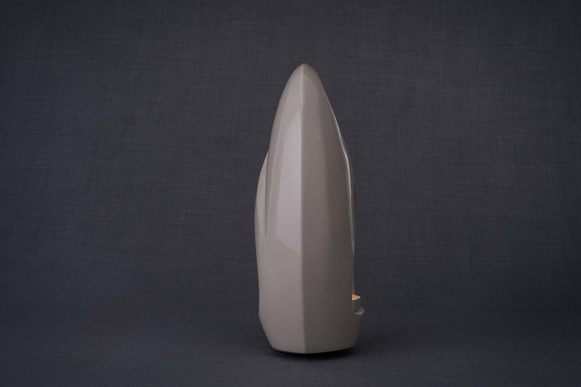 Pulvis Art Urns Adult Size Urn Eternity Handmade Cremation Urn for Ashes - Large | Transparent | Ceramic