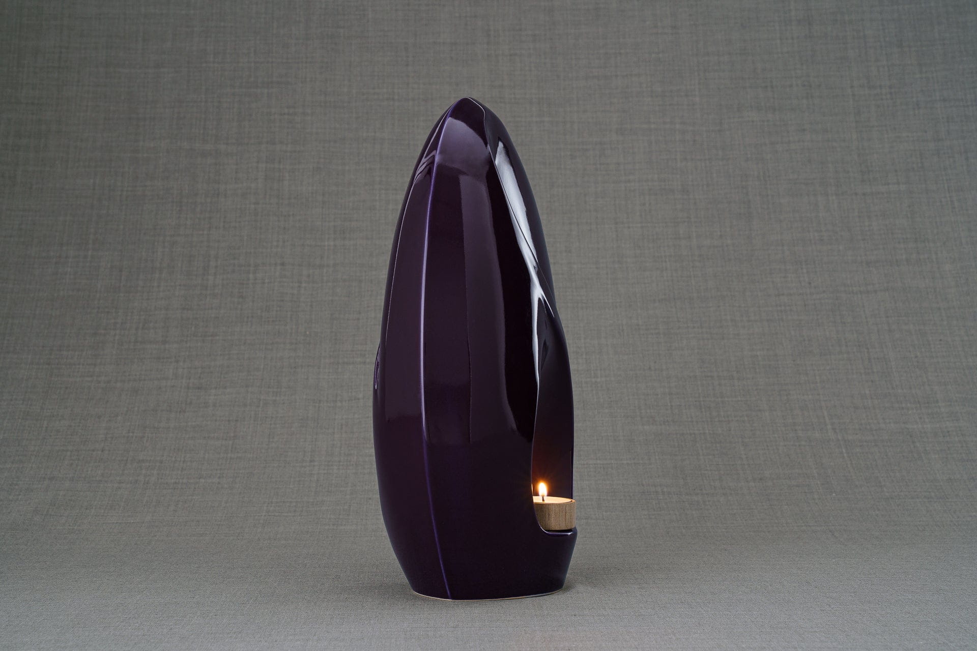 Pulvis Art Urns Adult Size Urn Eternity Handmade Cremation Urn for Ashes - Large | Violet | Ceramic