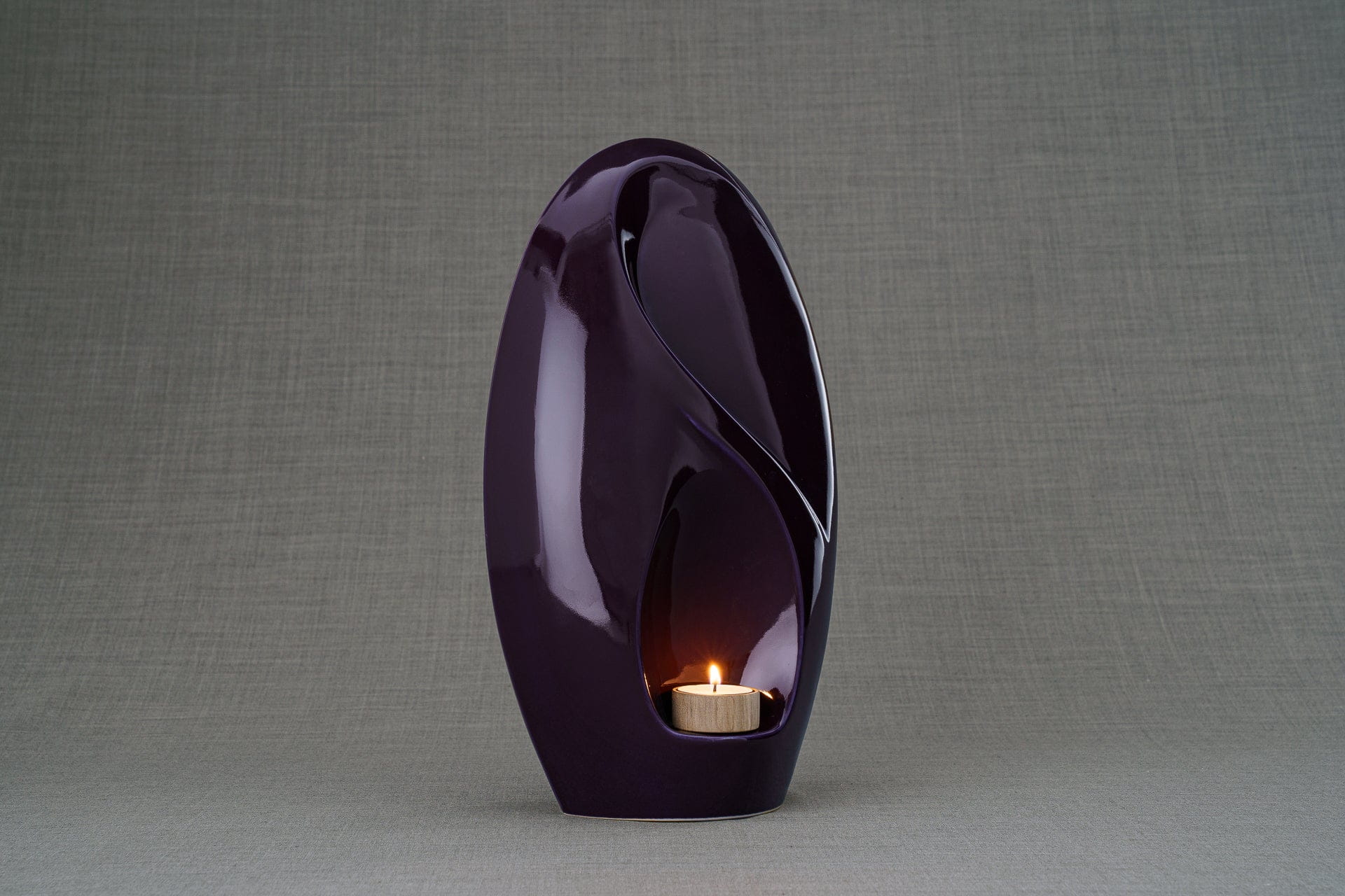Pulvis Art Urns Adult Size Urn Eternity Handmade Cremation Urn for Ashes - Large | Violet | Ceramic