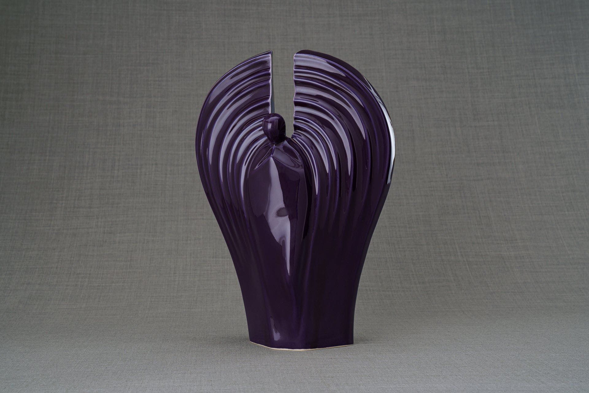 Pulvis Art Urns Adult Size Urn Guardian Handmade Cremation Urn for Ashes - Large | Violet | Ceramic