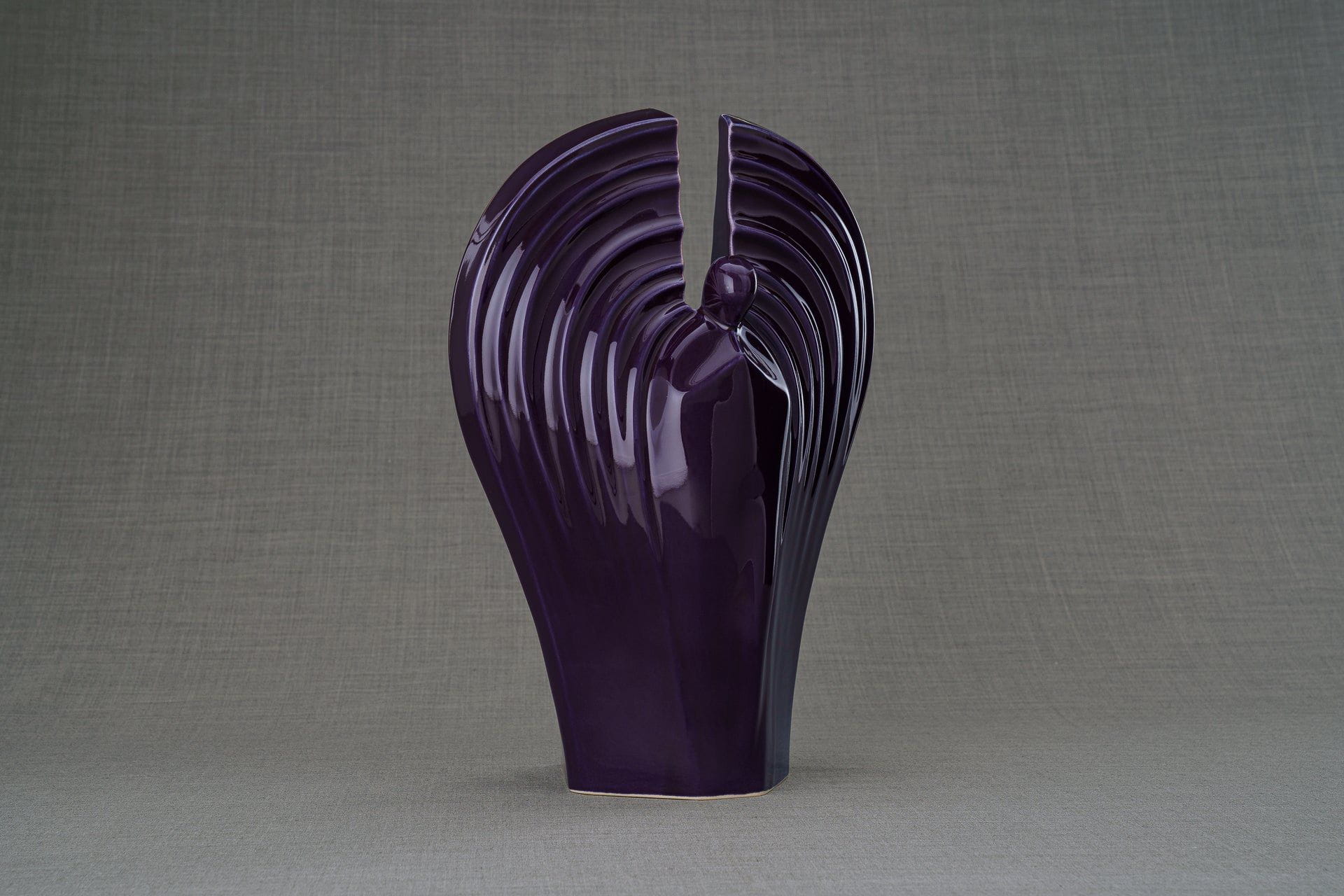 Pulvis Art Urns Adult Size Urn Guardian Handmade Cremation Urn for Ashes - Large | Violet | Ceramic