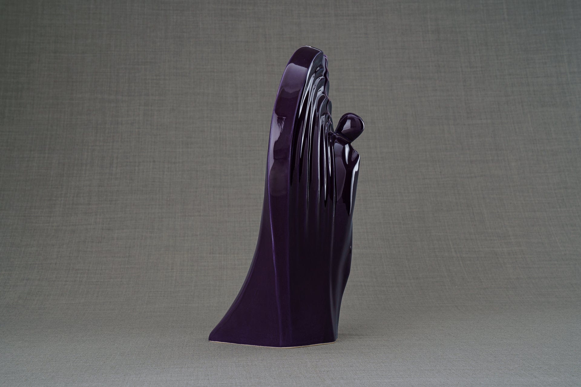 Pulvis Art Urns Adult Size Urn Guardian Handmade Cremation Urn for Ashes - Large | Violet | Ceramic