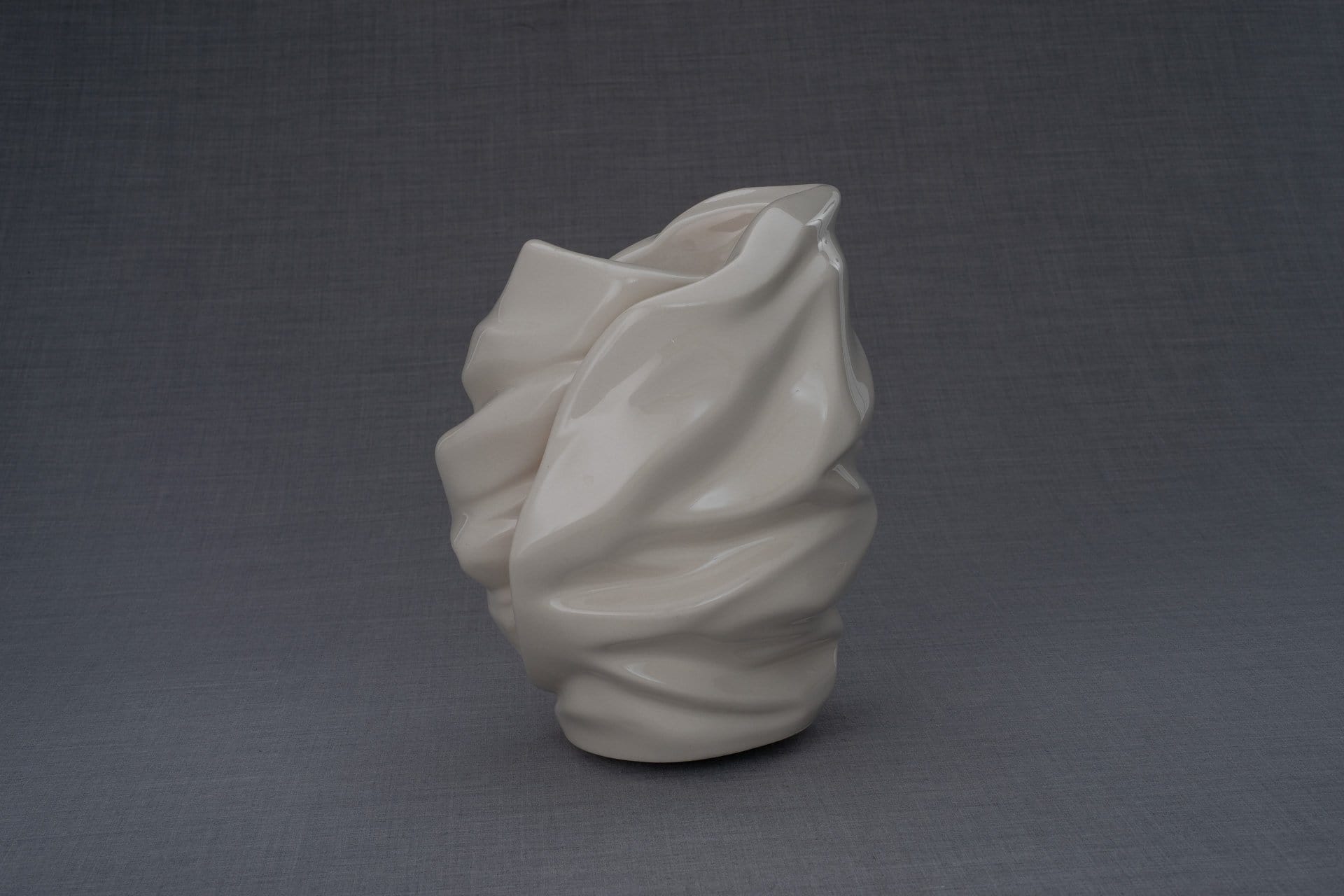 Light Handmade Cremation Urn for Ashes, size Large/Adult, color Transparent-Pulvis Art Urns