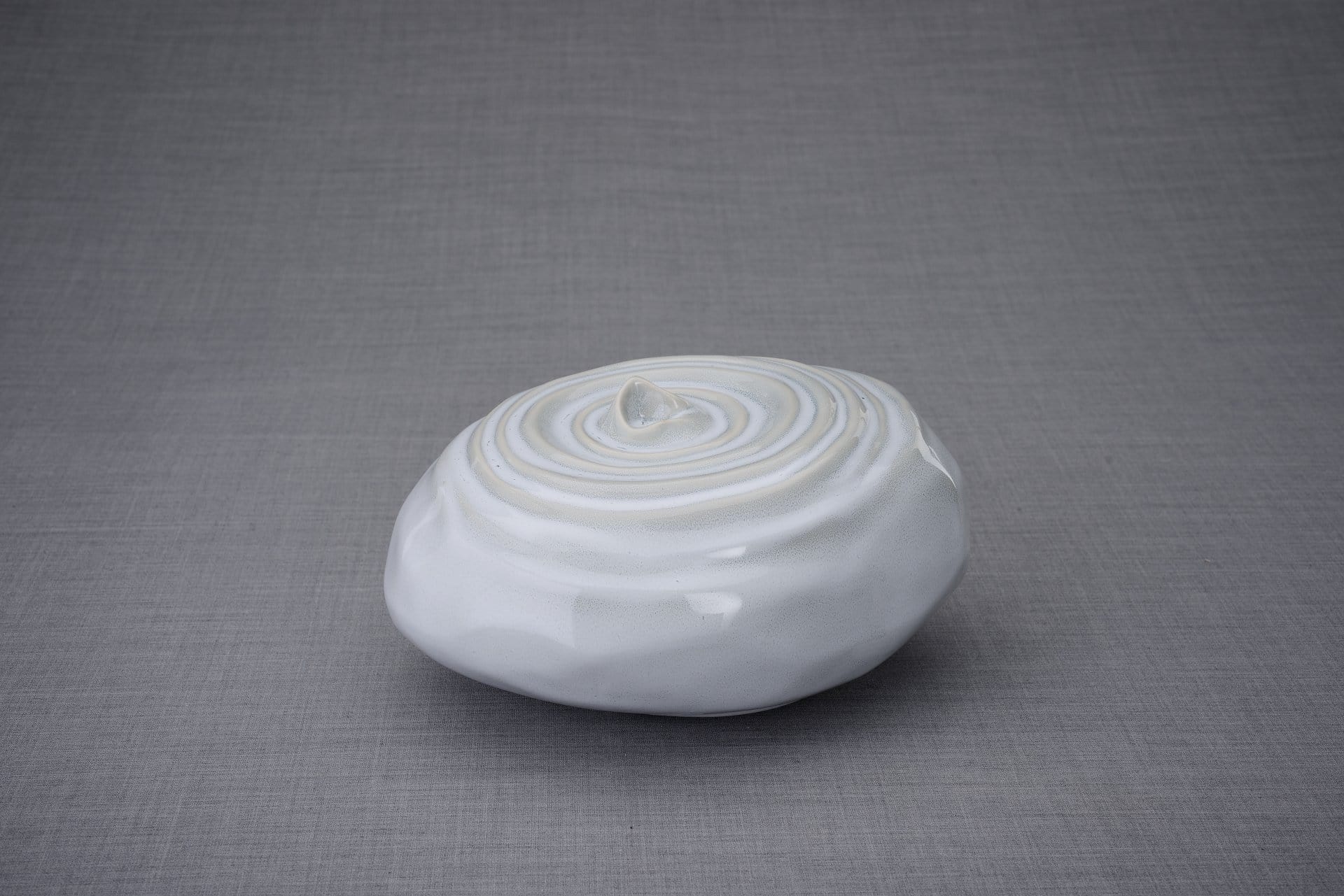 Resonance Handmade Cremation Urn for Ashes, size Adult/Large, color Grey Melange-Pulvis Art Urns