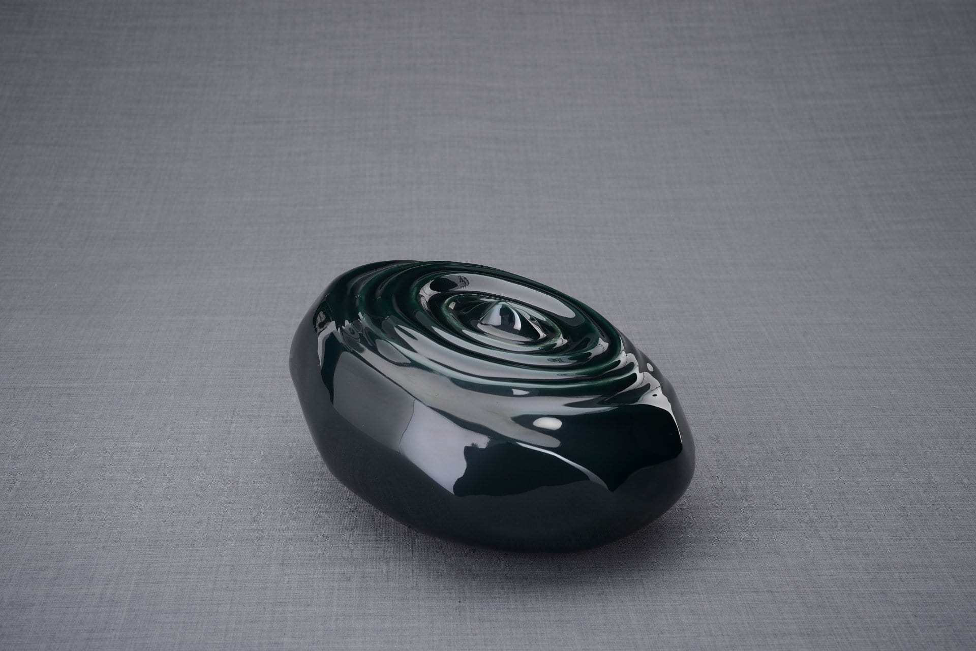 Resonance Handmade Cremation Urn for Ashes, size Adult/Large, color Oxide Green-Pulvis Art Urns