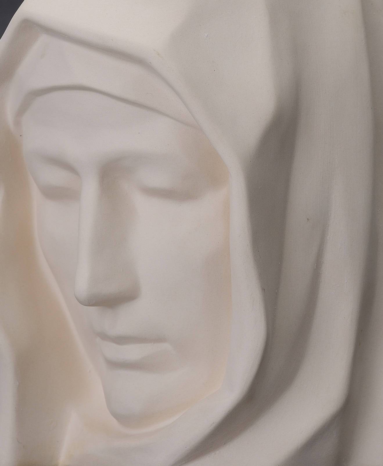 The Holy Mother Handmade Cremation Urn for Ashes, size Large/Adult, color Unglazed-PulvisArtUrns-Pulvis Art Urns