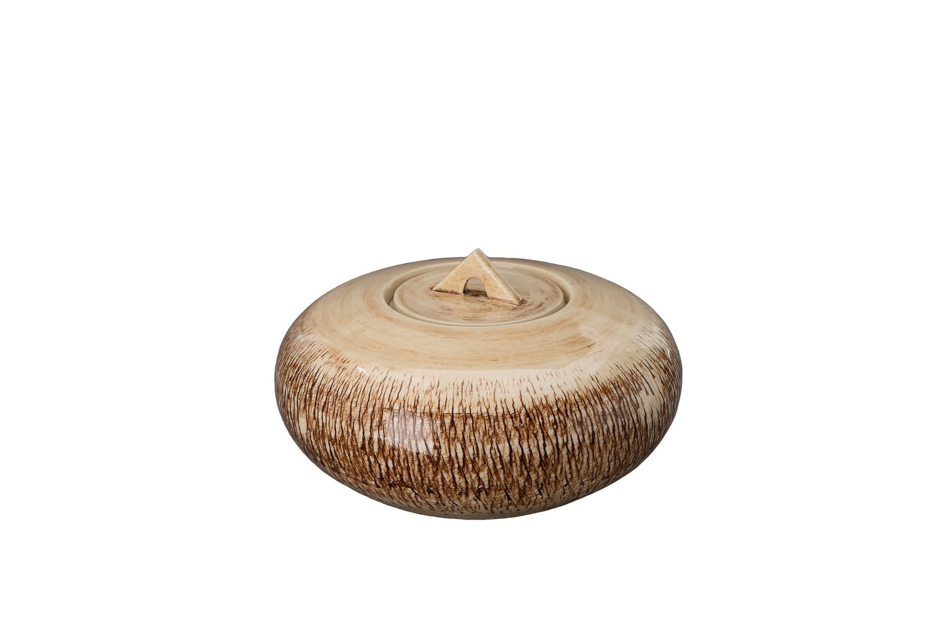 Ceramic Art Urn for Ashes - handmade on a pottery wheel by Pulvis Art Urns