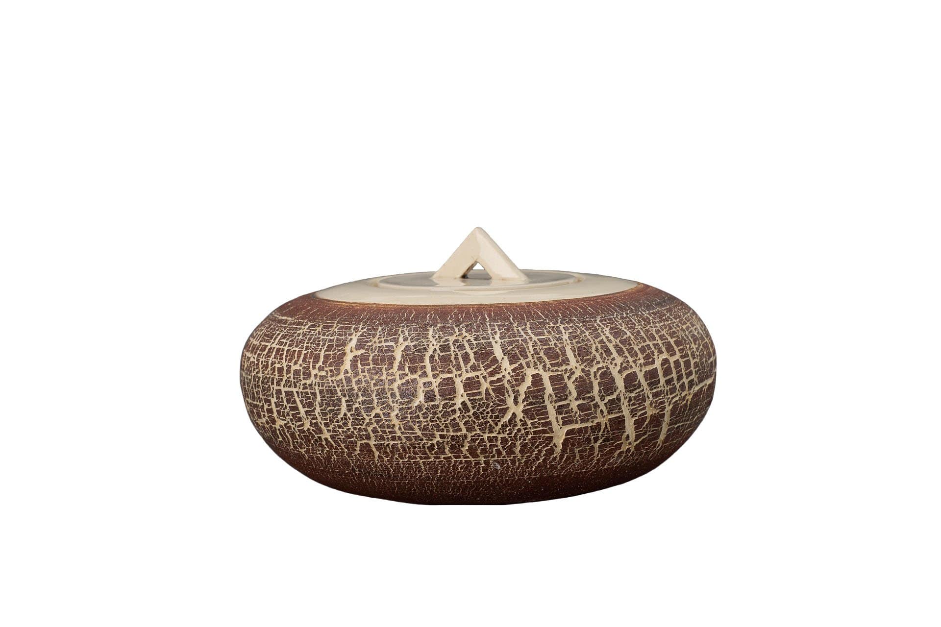 Ceramic Art Urn for Ashes - handmade on a pottery wheel by Pulvis Art Urns