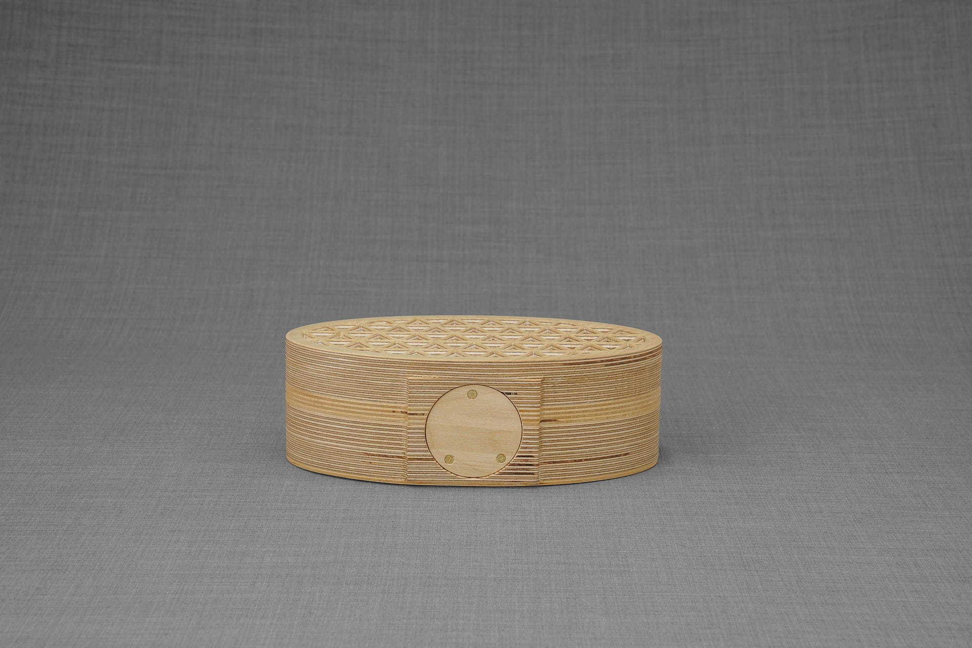 Pulvis Art Urns Adult Size Urn Wooden Cremation Urn "Remembrance" - Handmade - Uroko Pattern