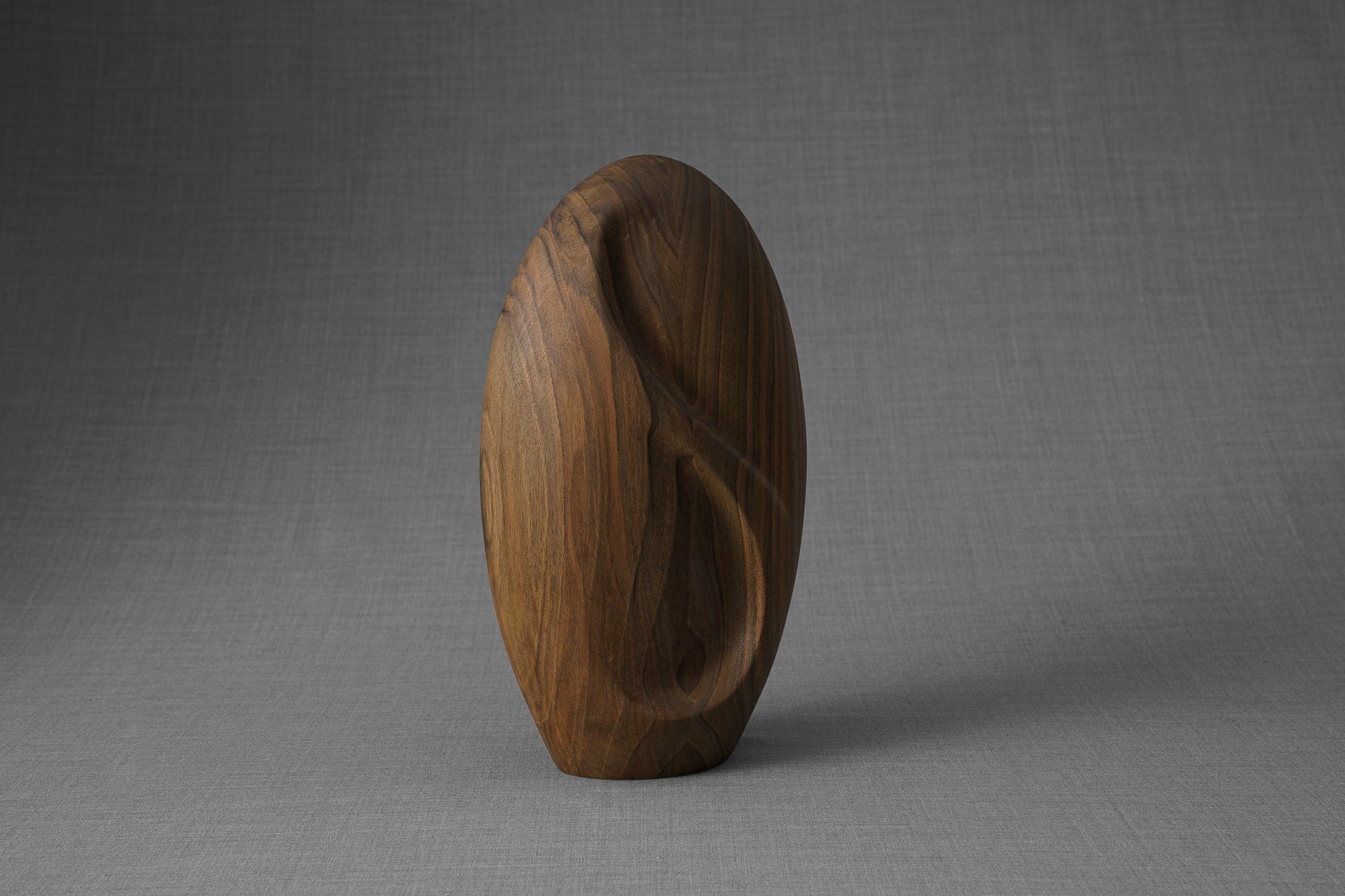 Pulvis Art Urns Adult Size Urn Wooden Urn for Ashes "Eternity" - Genuine Walnut