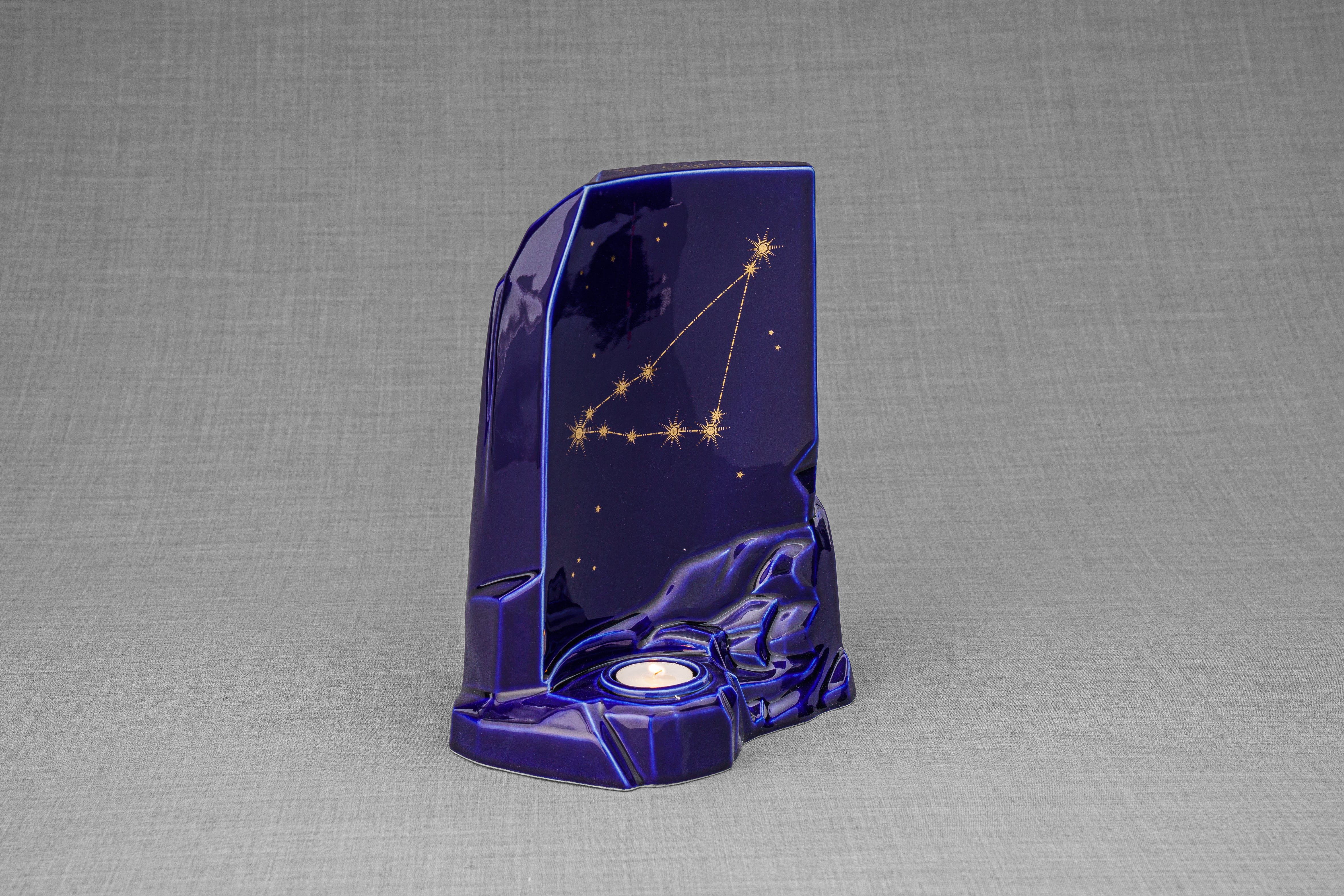 Pulvis Art Urns Adult Size Urn Zodiac Urn for Ashes "Capricorn" - Large | Star Sign Urn
