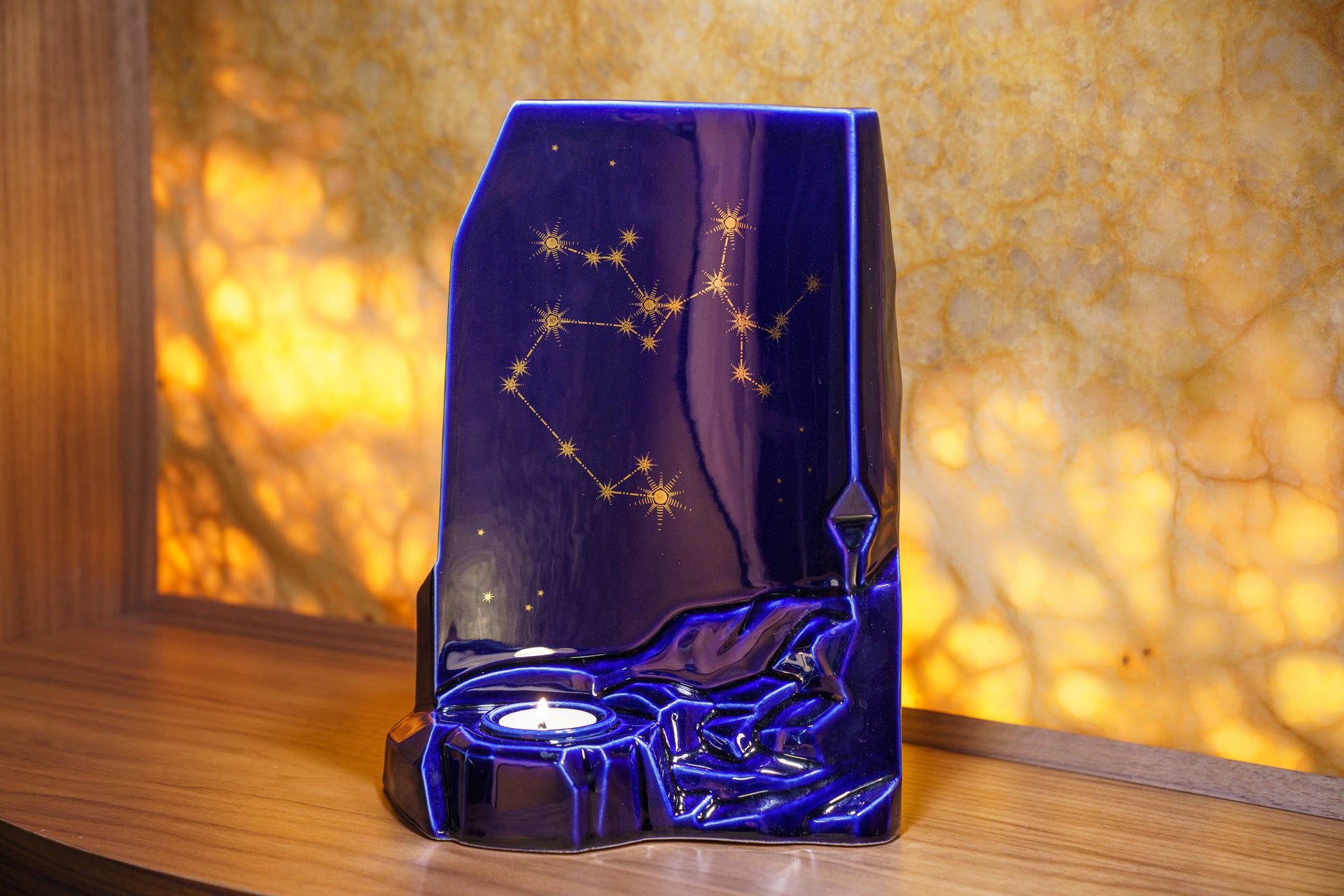 Pulvis Art Urns Adult Size Urn Zodiac Urn for Ashes "Sagittarius" - Large | Star Sign Urn