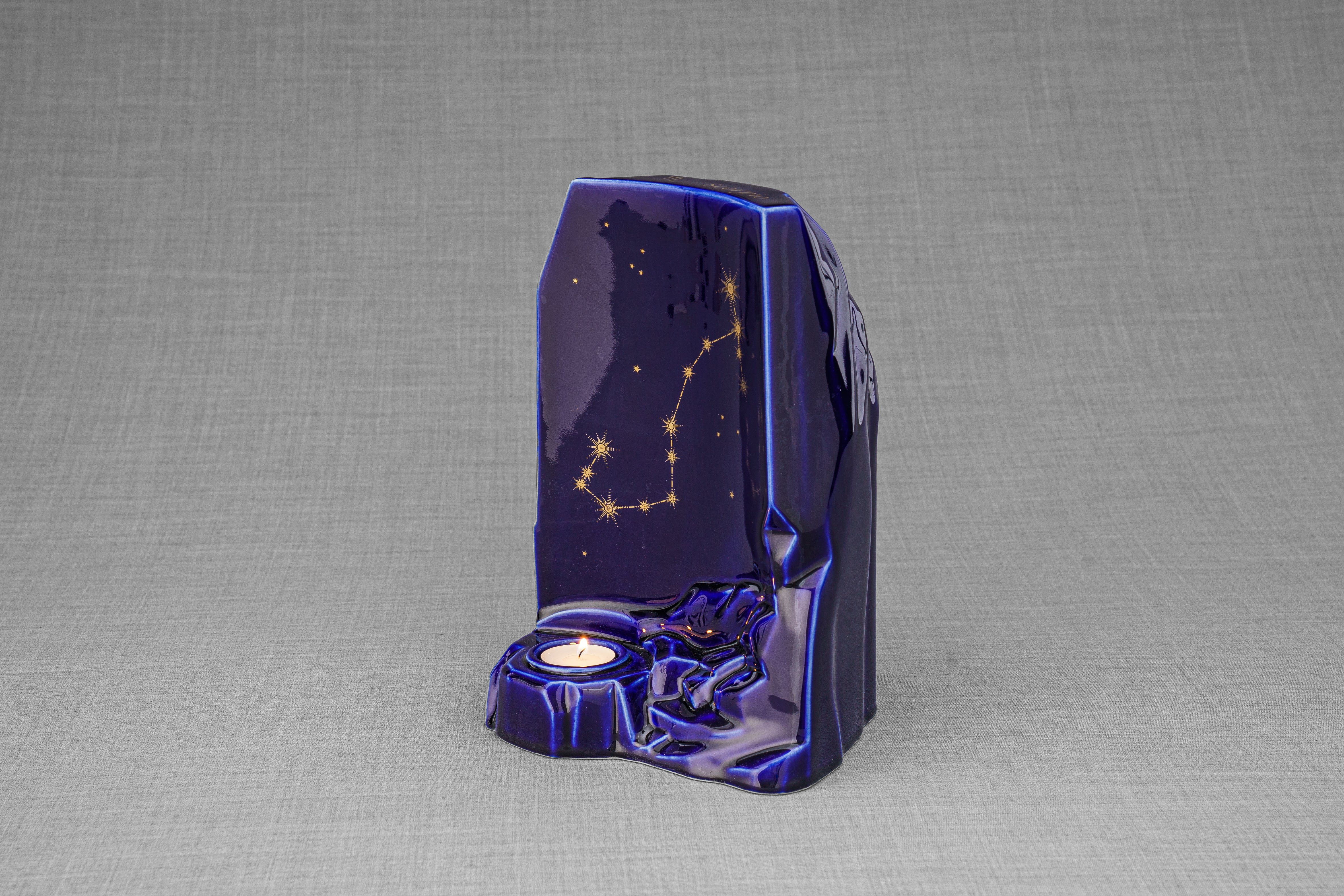 Pulvis Art Urns Adult Size Urn Zodiac Urn for Ashes "Scorpio" - Large | Star Sign Urn