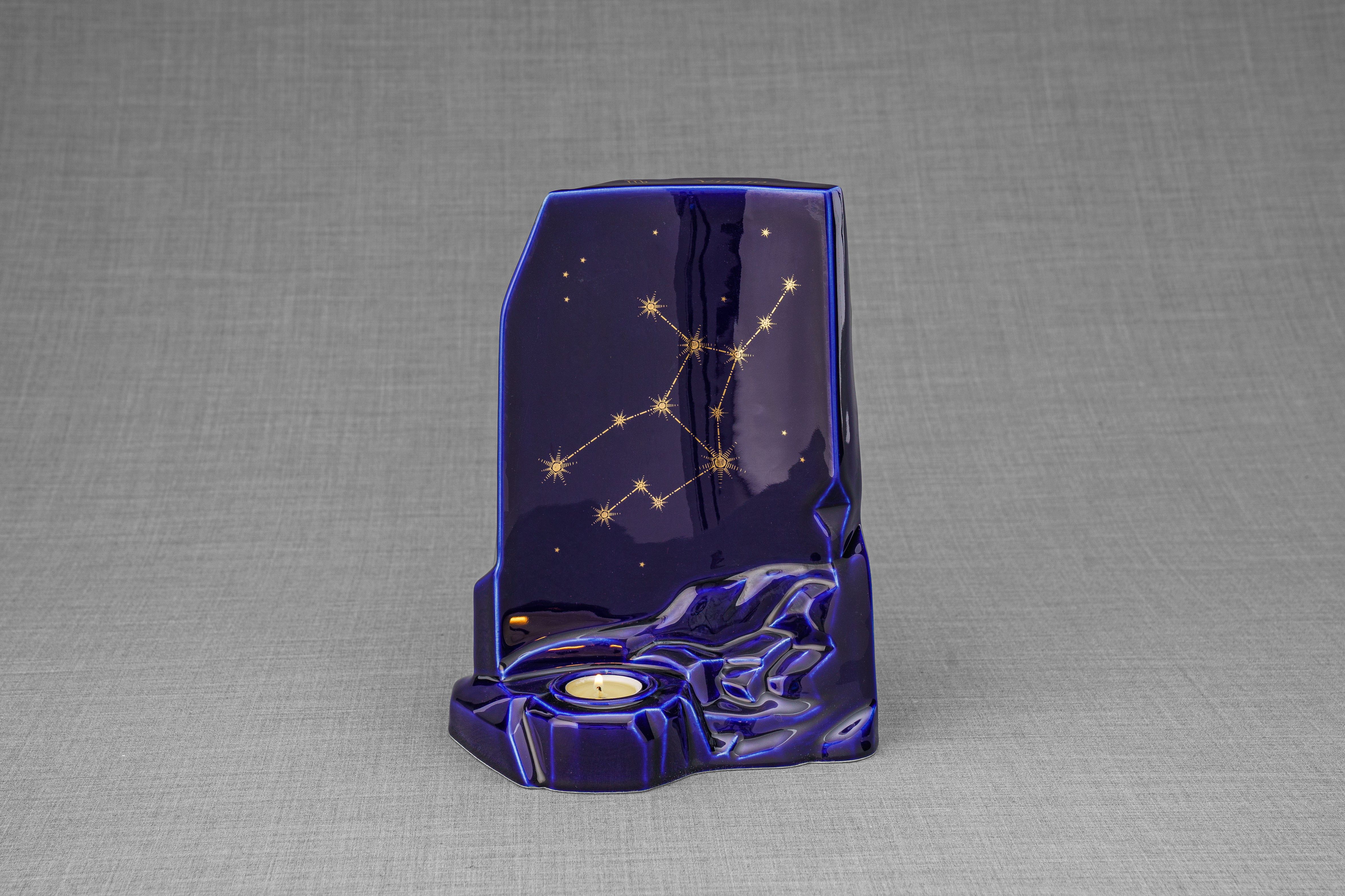 Pulvis Art Urns Adult Size Urn Zodiac Urn for Ashes "Virgo" - Large | Star Sign Urn