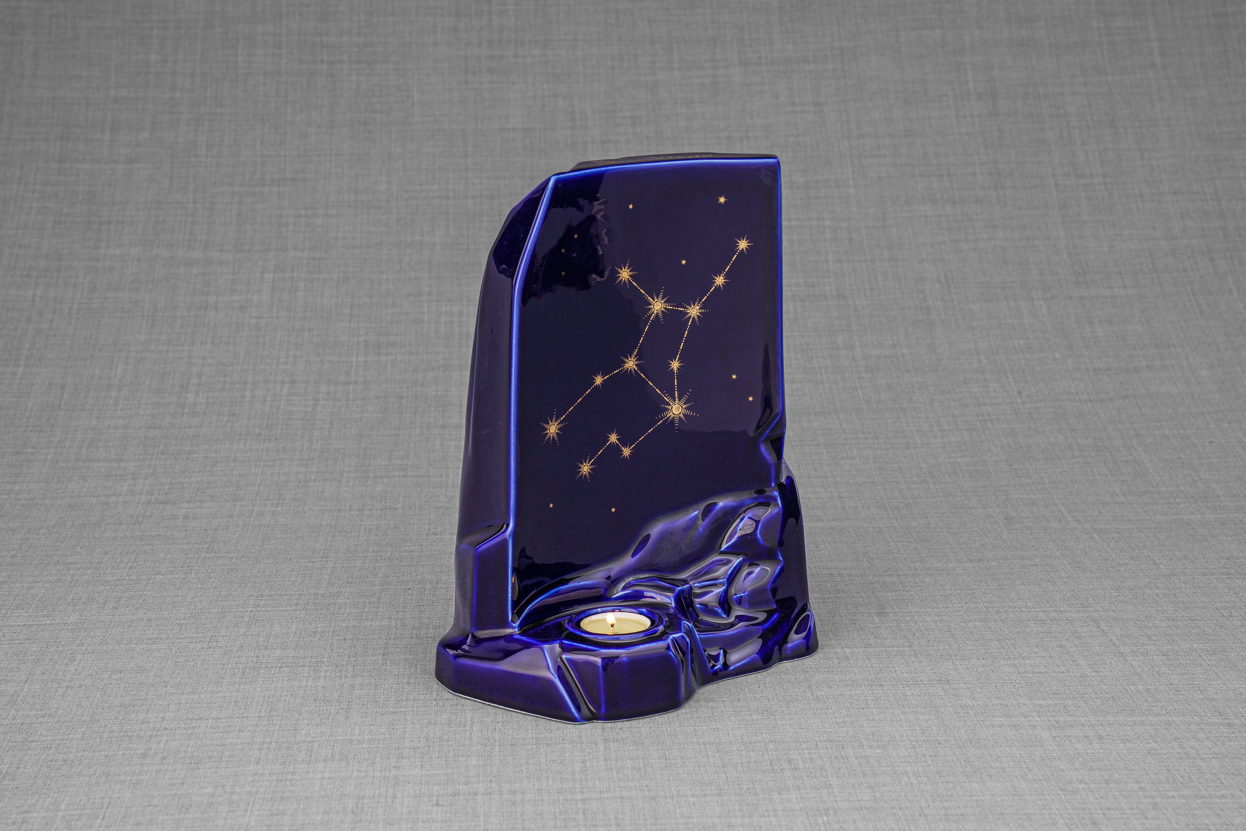 Pulvis Art Urns Adult Size Urn Zodiac Urn for Ashes "Virgo" - Large | Star Sign Urn