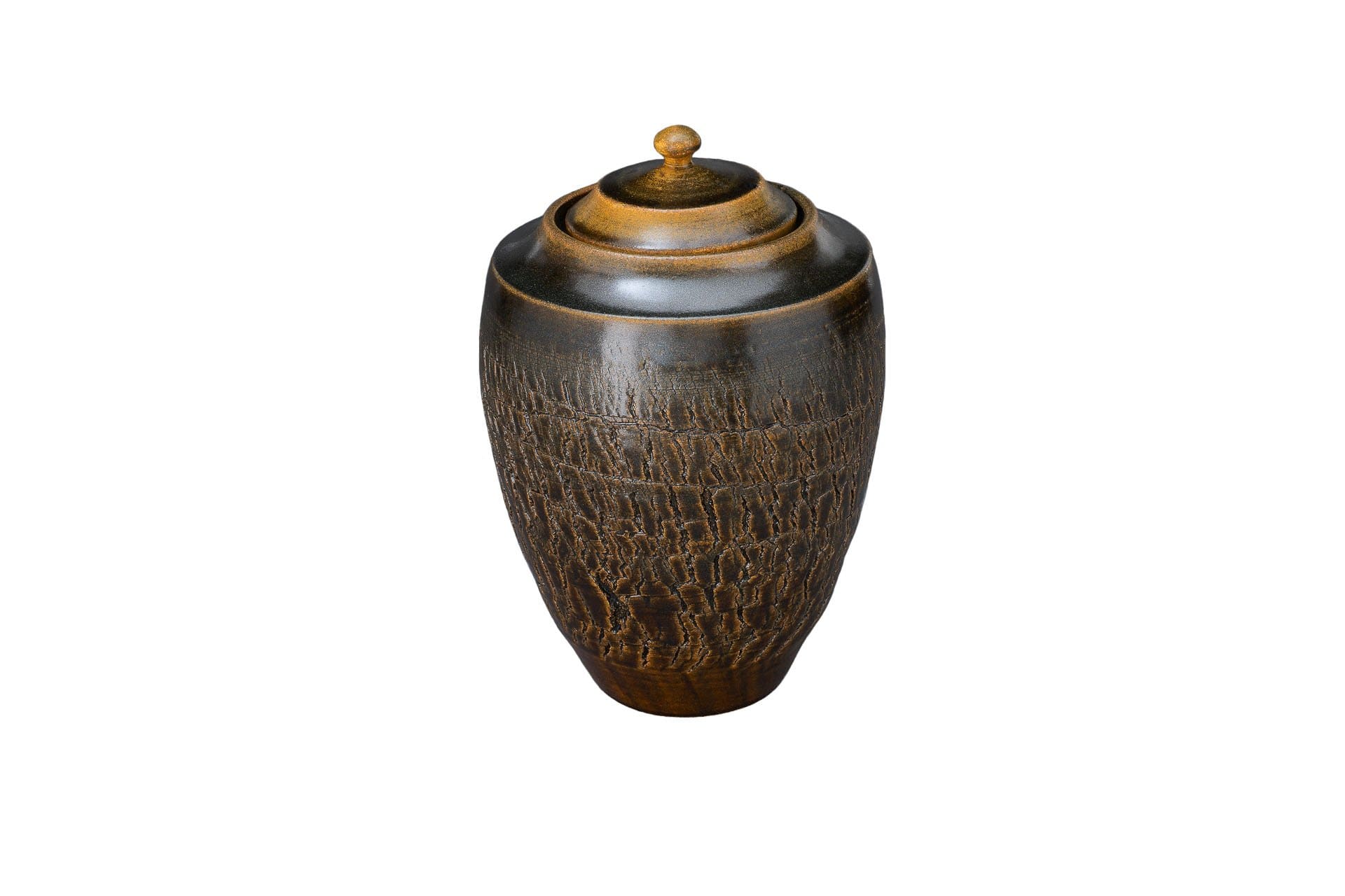 Ceramic Art Urn for Ashes - handmade on a pottery wheel by Pulvis Art Urns
