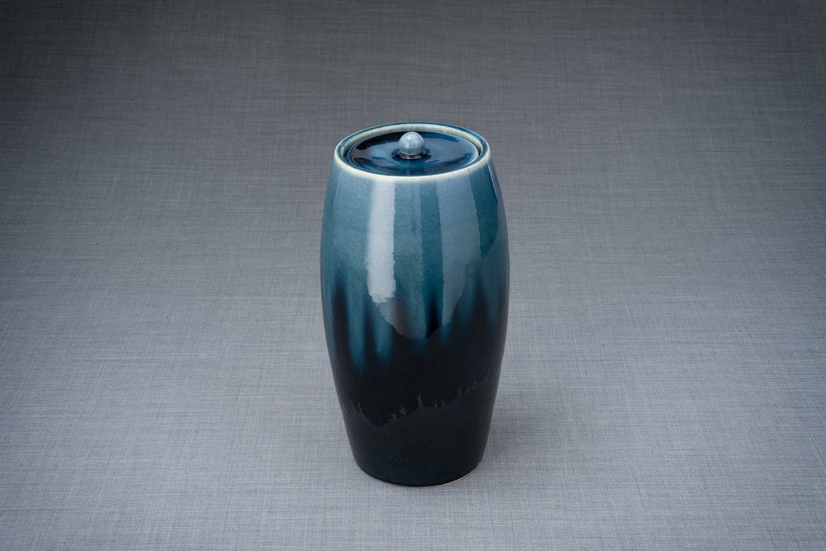 Ceramic Art Urn for Ashes - handmade on a pottery wheel by Pulvis Art Urns