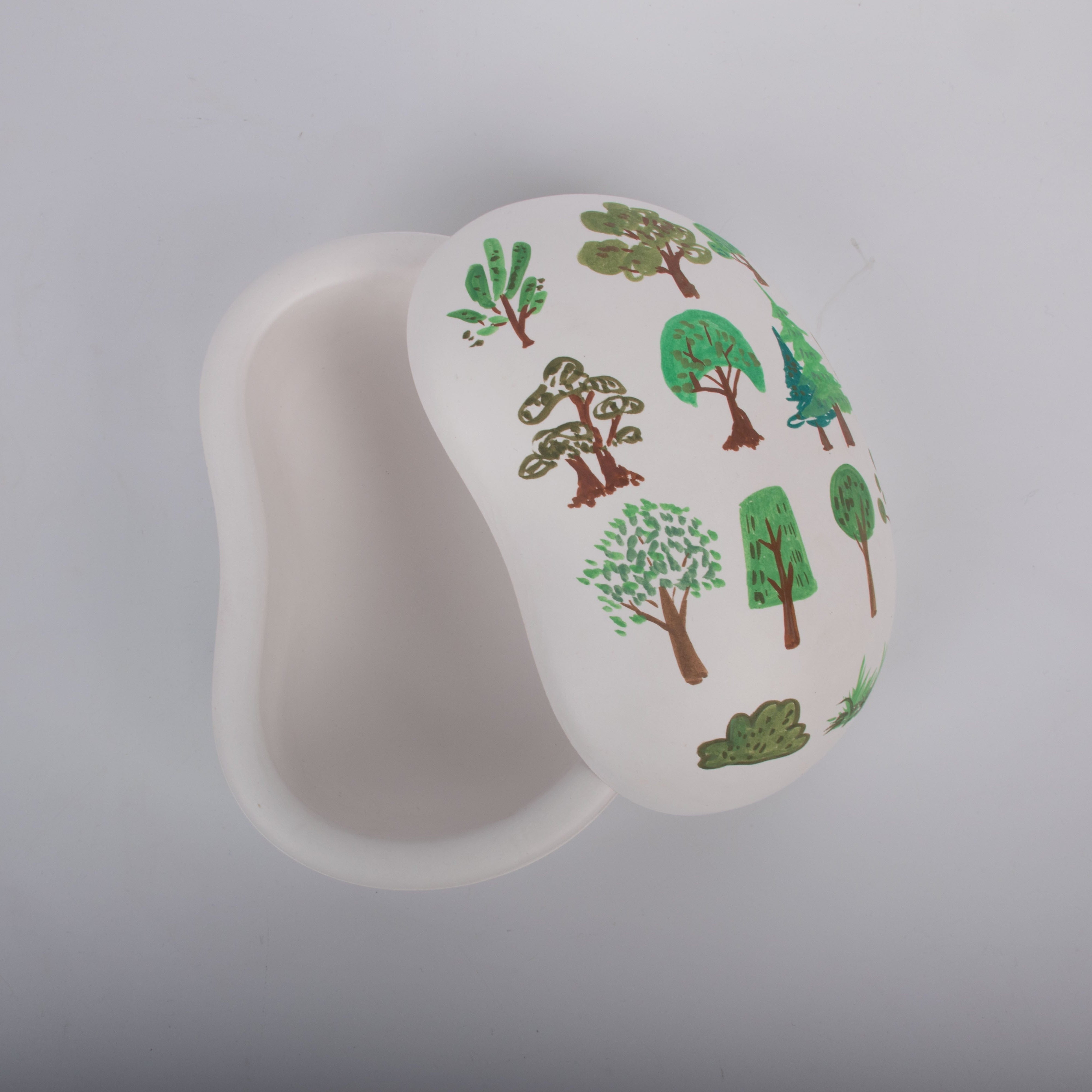 Biodegradable Pet Urn "Peanut" | Customizable Burial Memorial for Pets