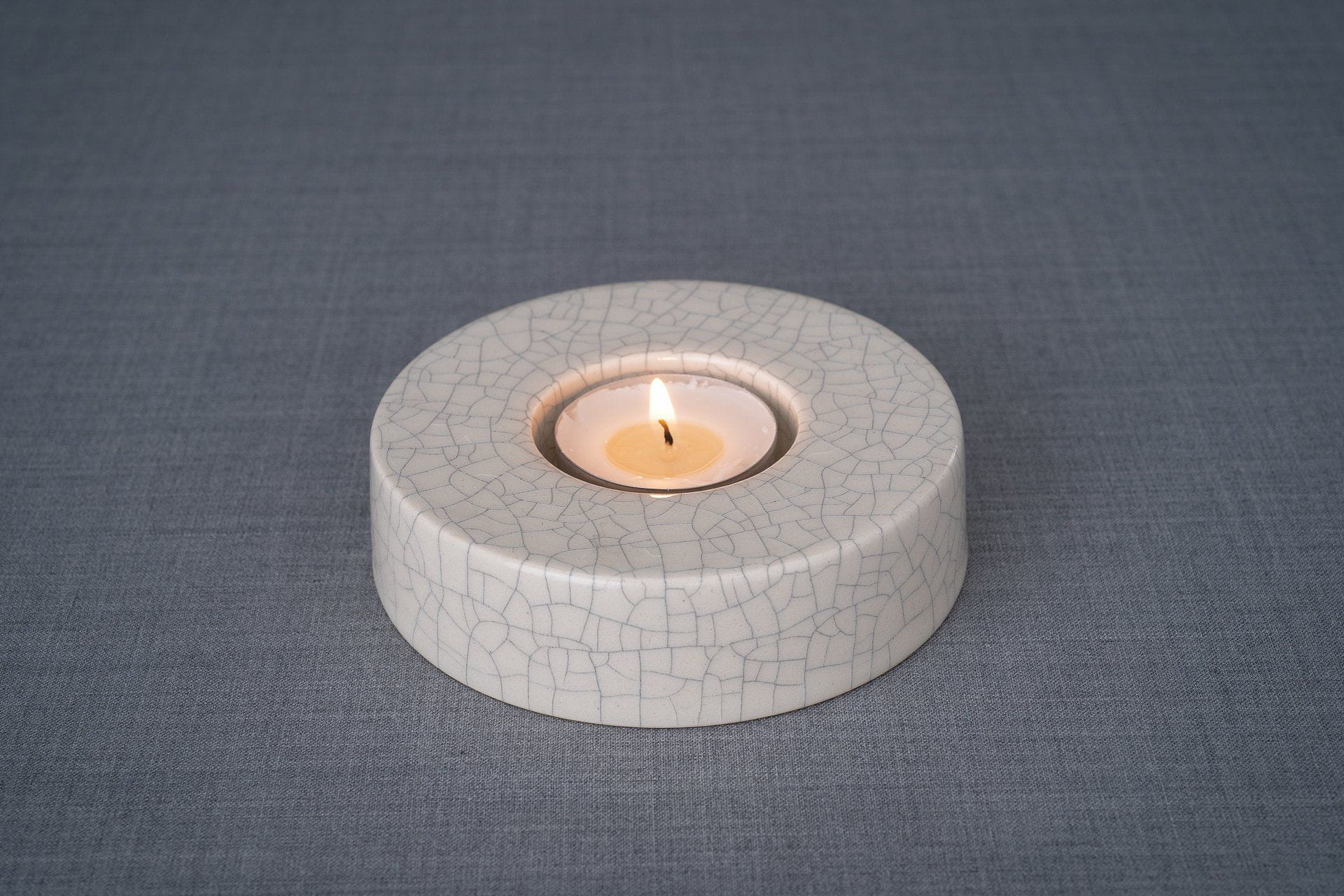 Caleo Handmade Ceramic Candleholder - Craquelure | Ceramic