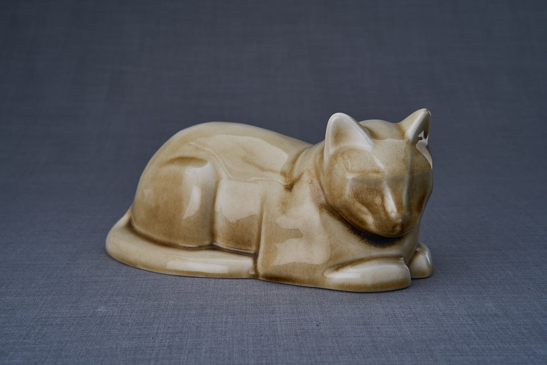 Pulvis Art Urns Dark Sand / Light "Cat" Memorial Bundle - 4 pcs. | Handmade