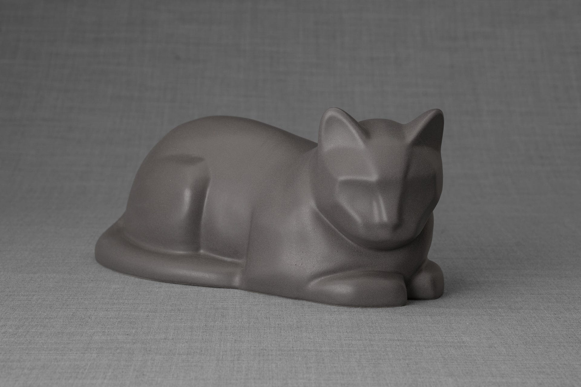 Pulvis Art Urns Grey Matte / Light "Cat" Memorial Bundle - 4 pcs. | Handmade