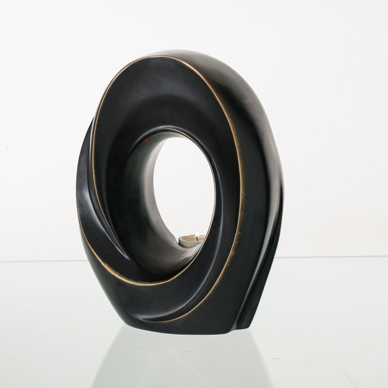 Cast Bronze Cremation Urn "The Passage" - Dark Patina | Exclusive Bronze Urn