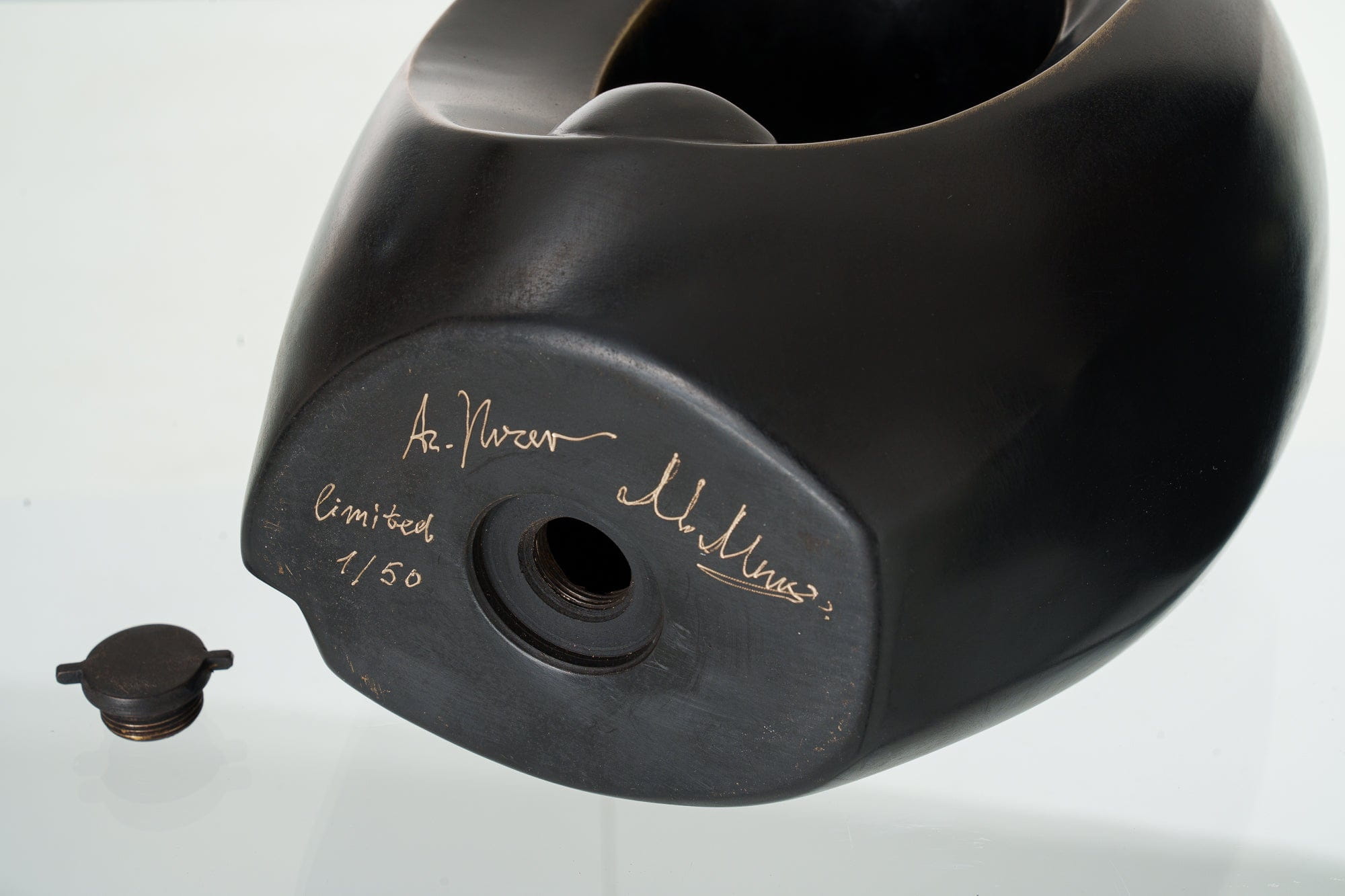 Cast Bronze Cremation Urn "The Passage" - Dark Patina | Exclusive Bronze Urn