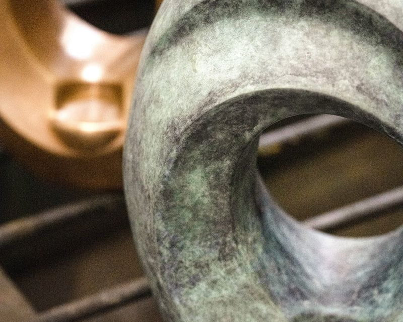 Cast Bronze Cremation Urn "The Passage" - Exclusive Bronze Urn