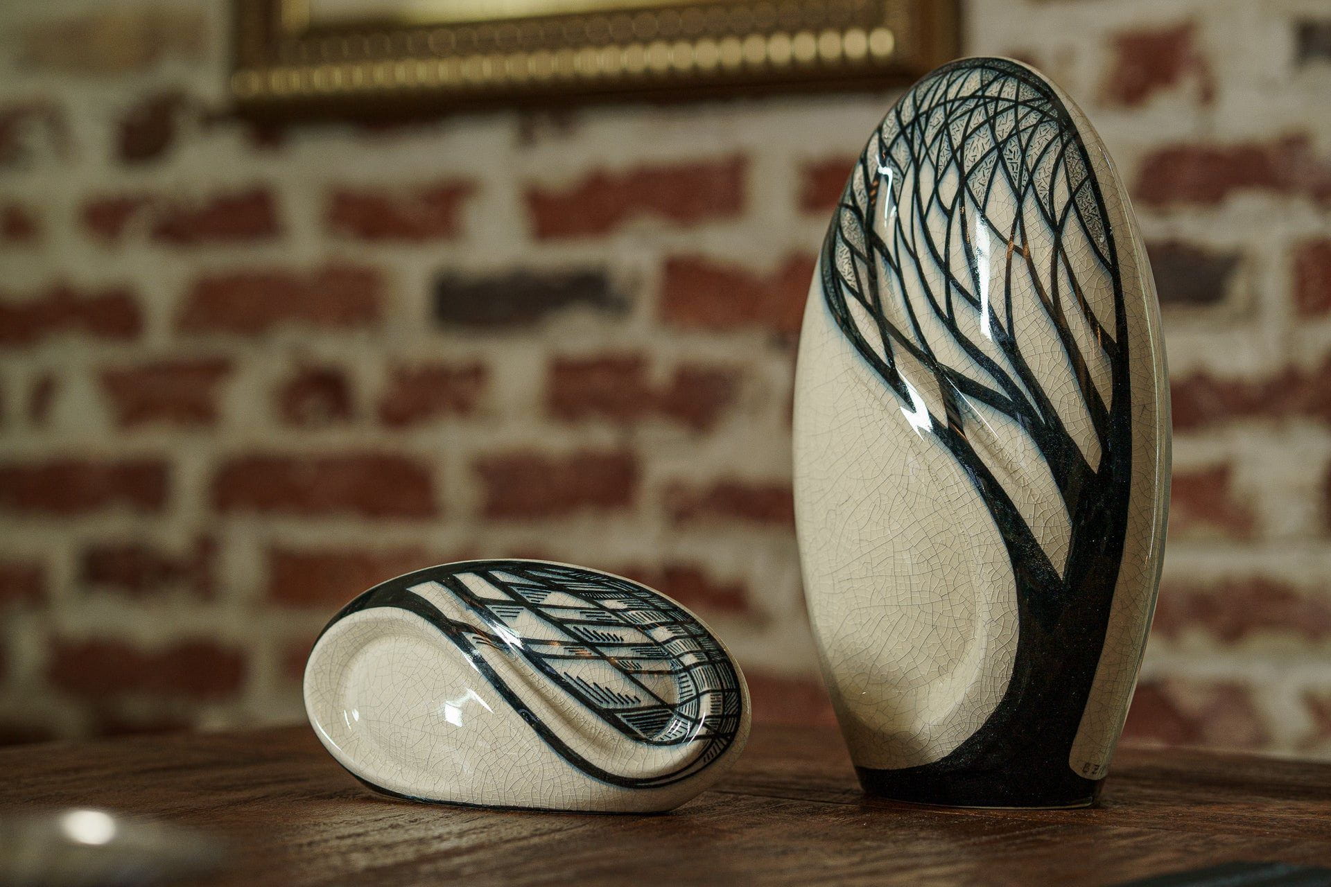 Pulvis Art Urns Exclusive Urn Handmade Decorated Eternity Keepsake for Ashes - Ceramic (SOLD OUT)