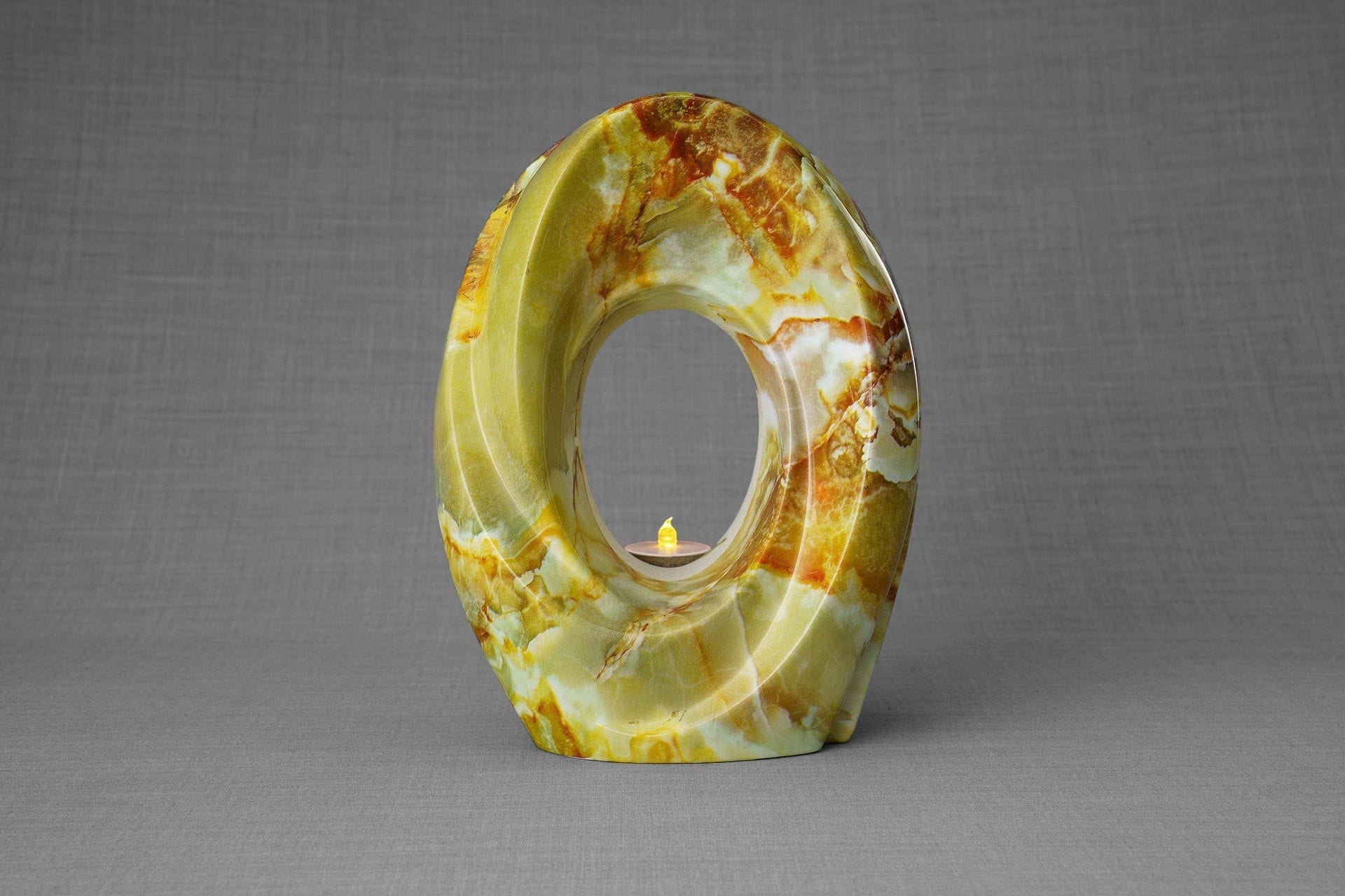 Pulvis Art Urns Exclusive Urn HydroGraphics Urn "The Passage - Onyx" - Large | Ceramic | Hydro Dipping