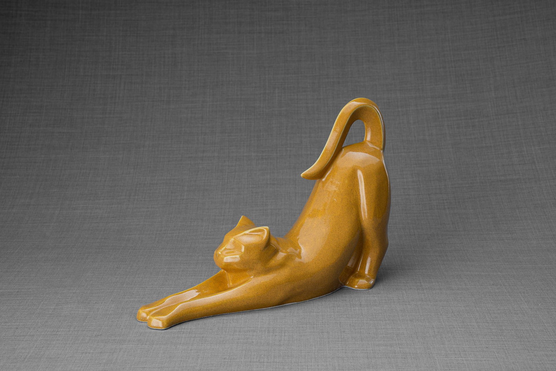 Pulvis Art Urns Amber Yellow / Light "Grace" Pet Memorial Bundle - 4 pcs. | Handmade