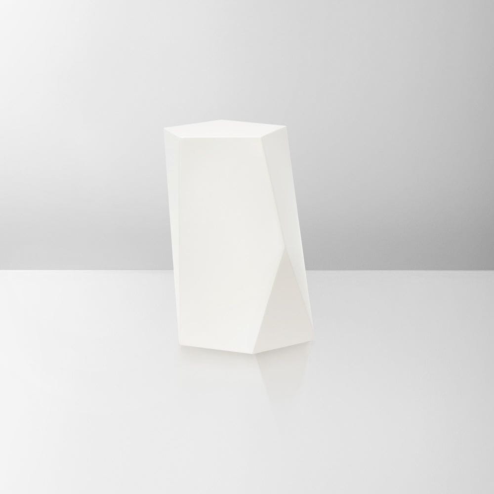 Pulvis Art Urns Handmade Urn "Crystal" - Stainless Steel | Cream Matte