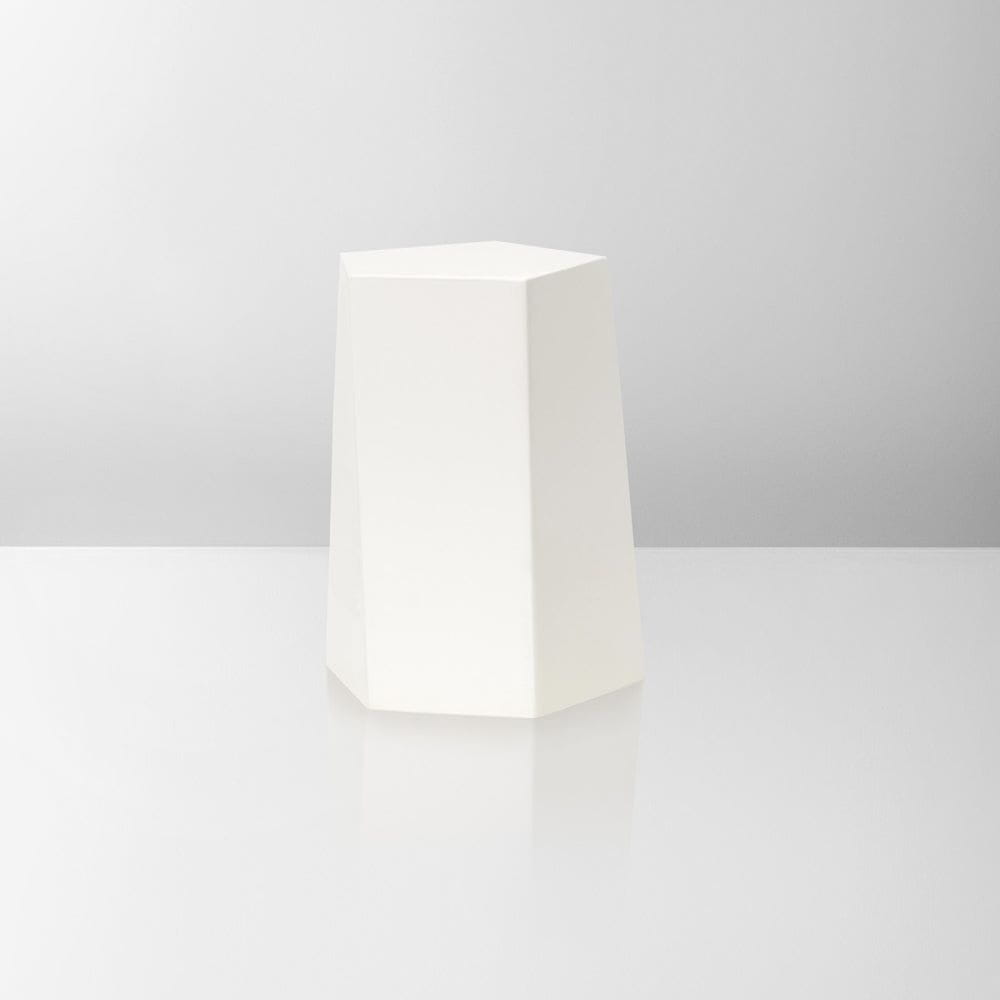 Pulvis Art Urns Handmade Urn "Crystal" - Stainless Steel | Cream Matte