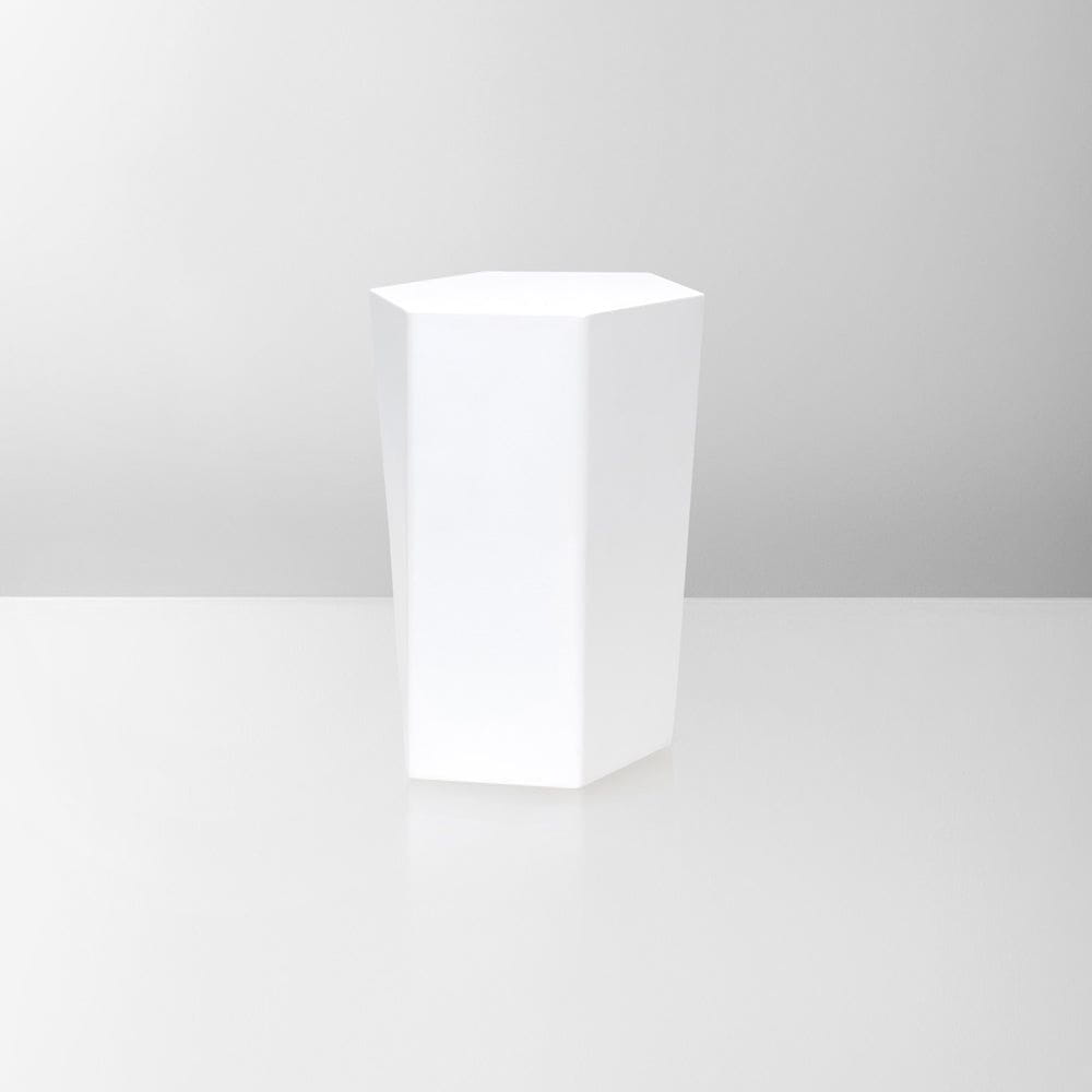 Pulvis Art Urns Handmade Urn "Crystal" - Stainless Steel | Matte White