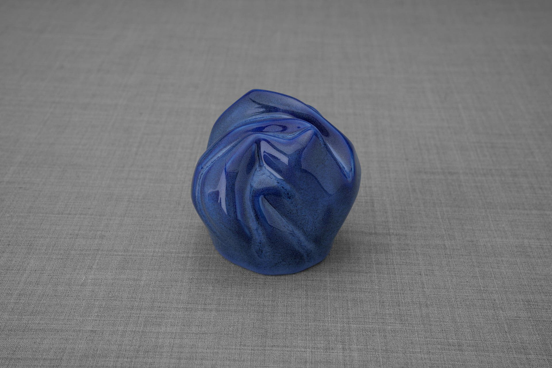 Pulvis Art Urns Keepsake Urn Cremation Keepsake Urn "Precious" - Small | Blue Melange | Ceramic