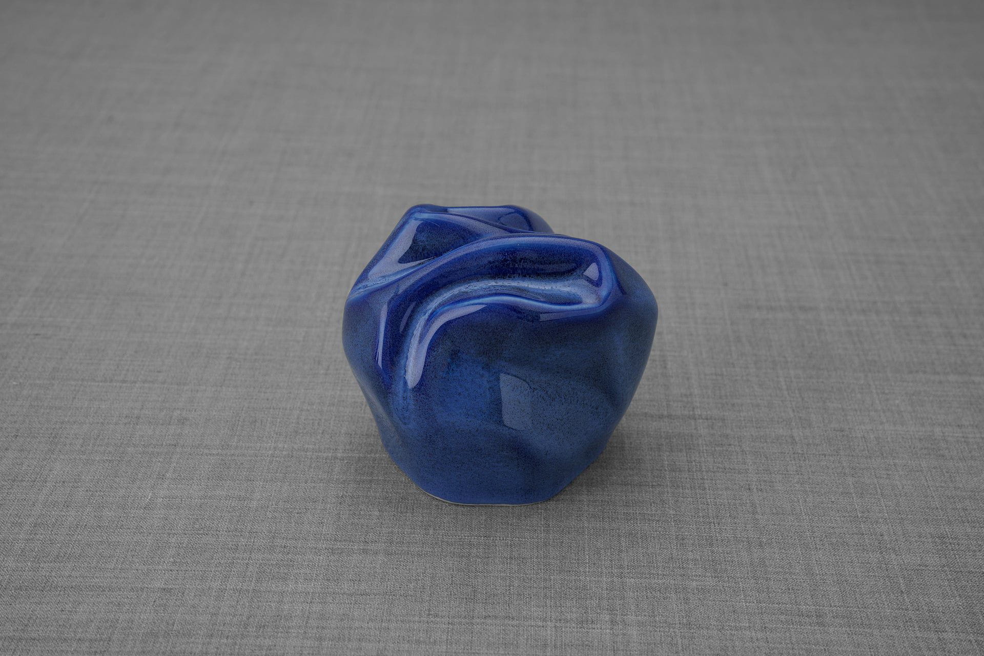 Pulvis Art Urns Keepsake Urn Cremation Keepsake Urn "Precious" - Small | Blue Melange | Ceramic