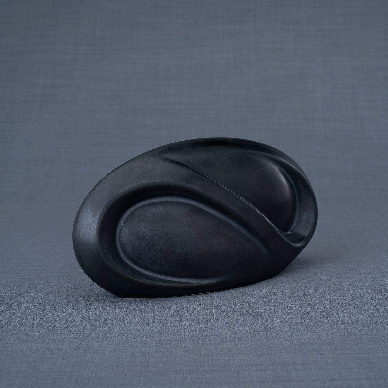 Eternity Cremation Keepsake for Ashes – Dark Matte | Small | Ceramic