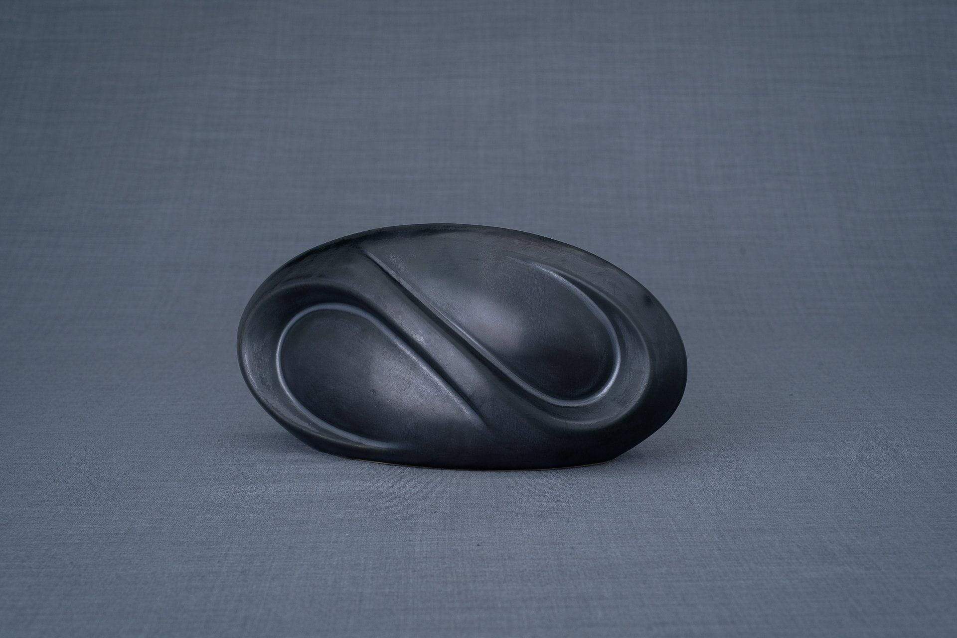 Eternity Cremation Keepsake for Ashes – Dark Matte | Small | Ceramic