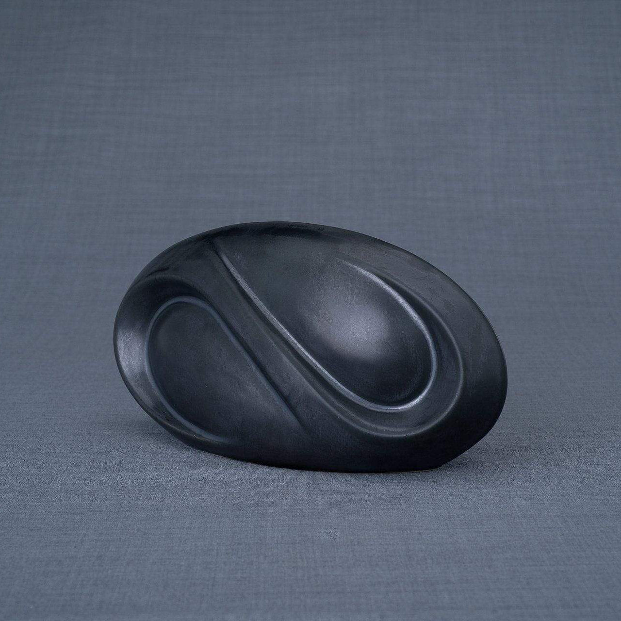 Eternity Cremation Keepsake for Ashes – Dark Matte | Small | Ceramic