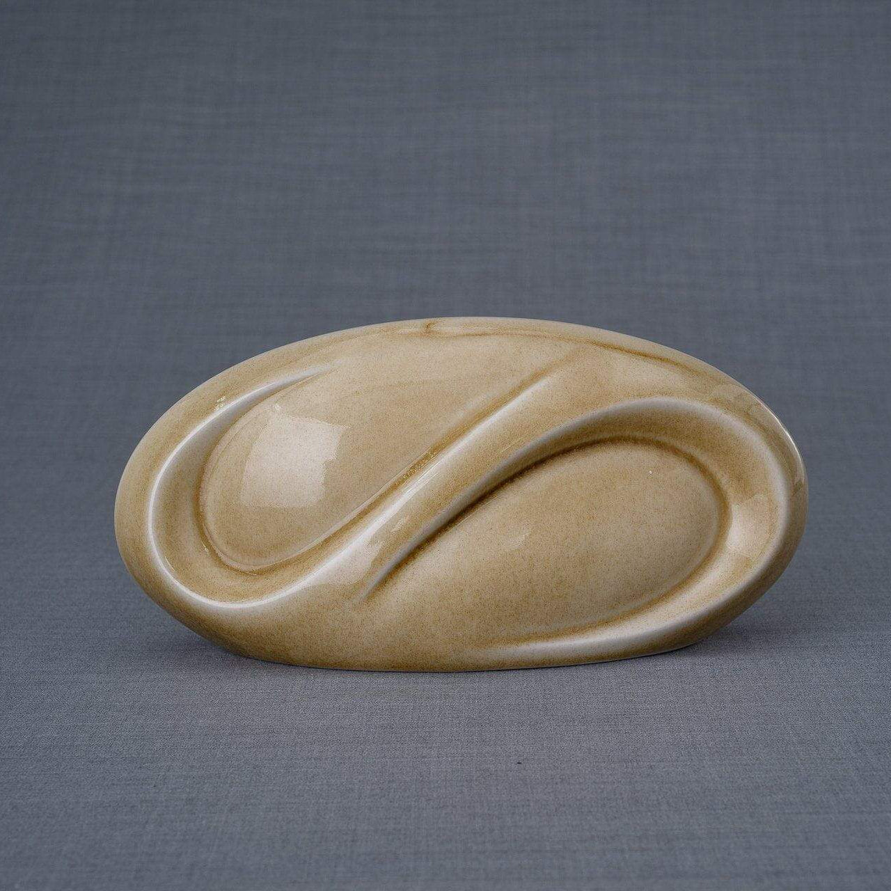 Eternity Cremation Keepsake for Ashes – Dark Sand | Small | Ceramic