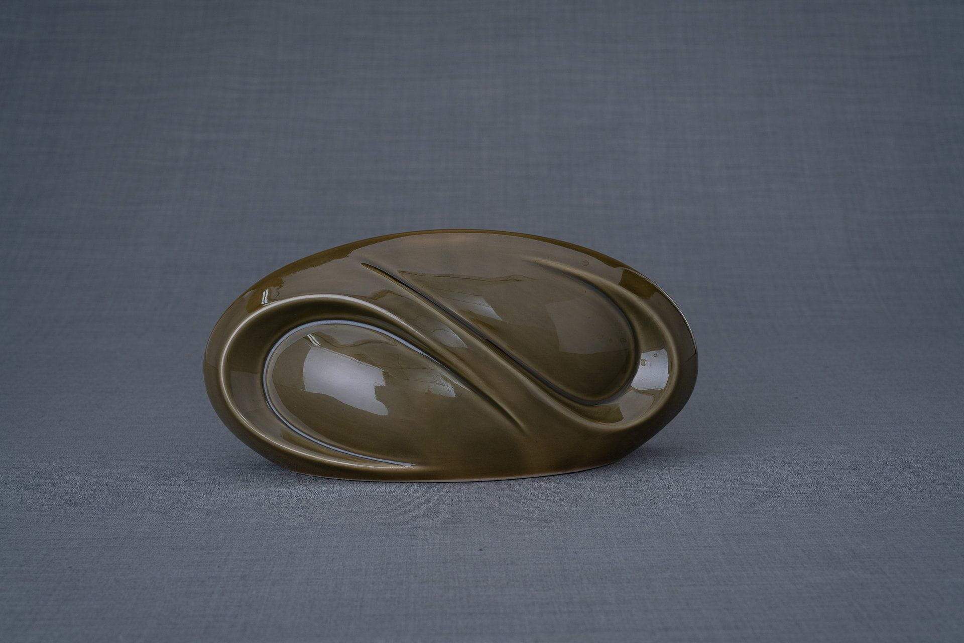 Eternity Cremation Keepsake for Ashes – Oily Green | Small | Ceramic