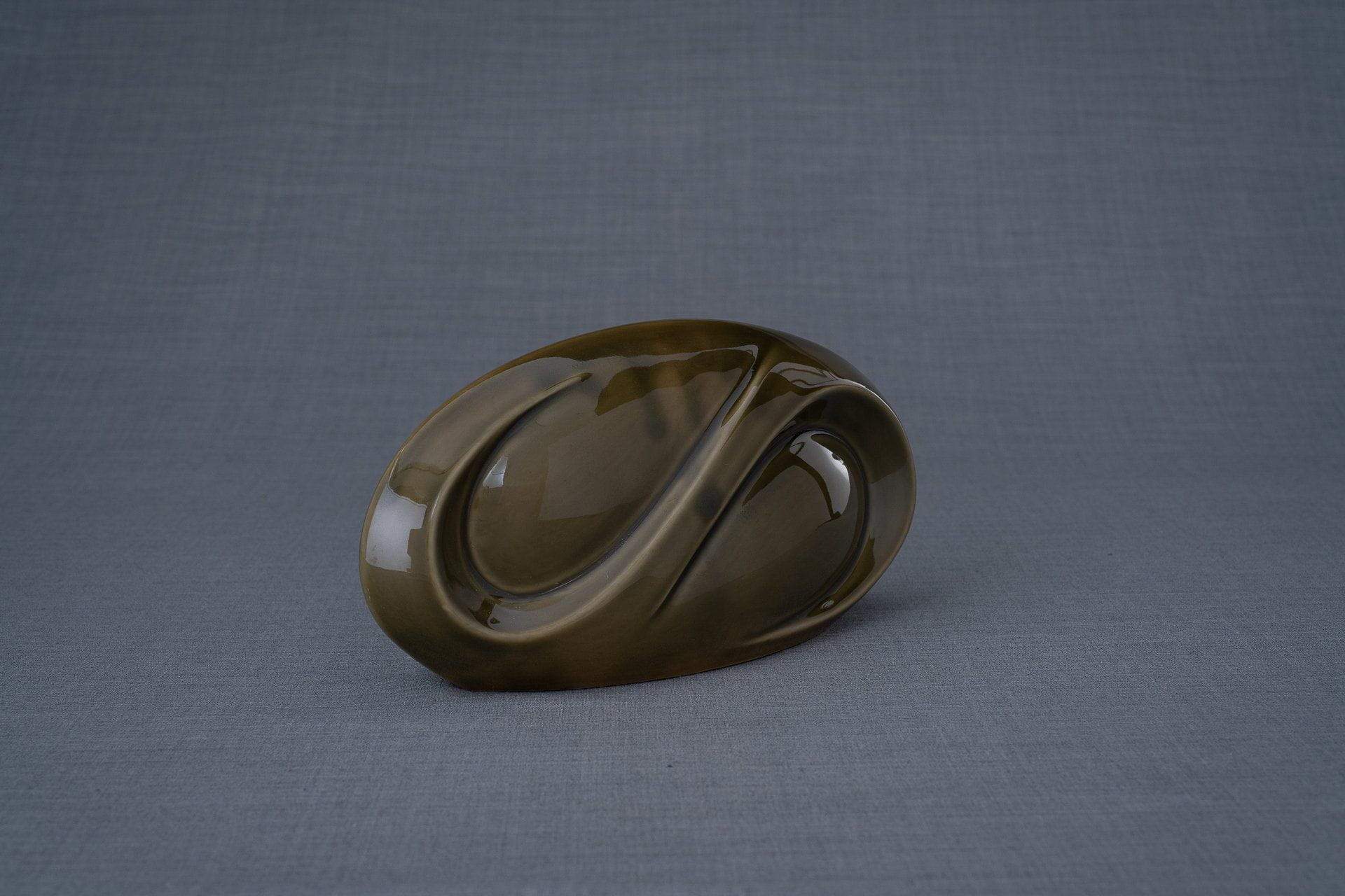 Eternity Cremation Keepsake for Ashes – Oily Green | Small | Ceramic