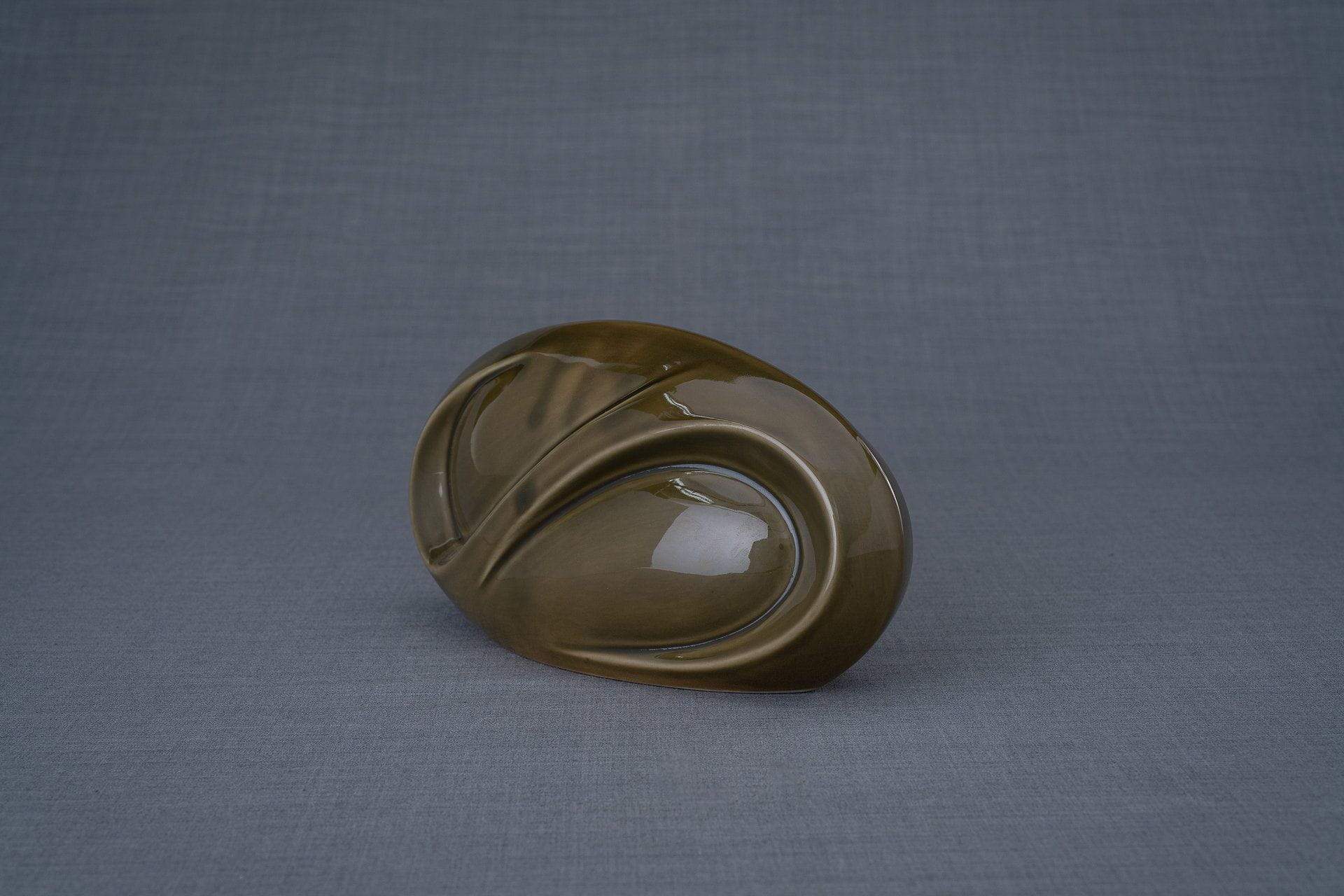 Eternity Cremation Keepsake for Ashes – Oily Green | Small | Ceramic