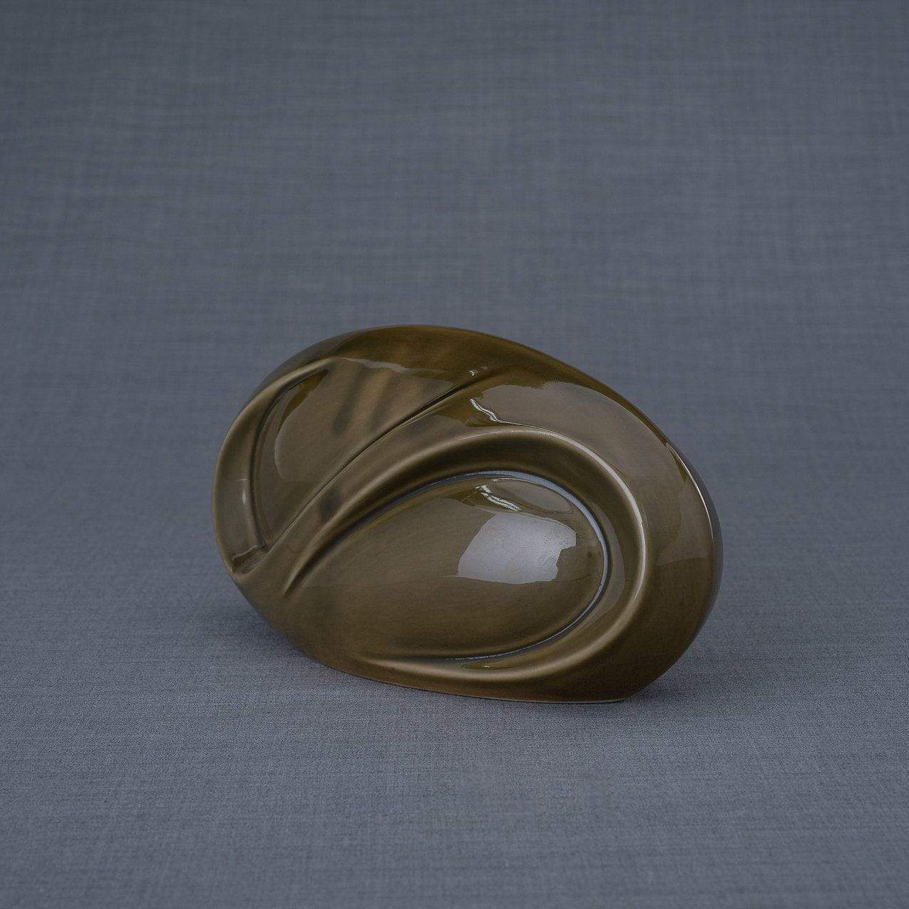 Eternity Cremation Keepsake for Ashes – Oily Green | Small | Ceramic